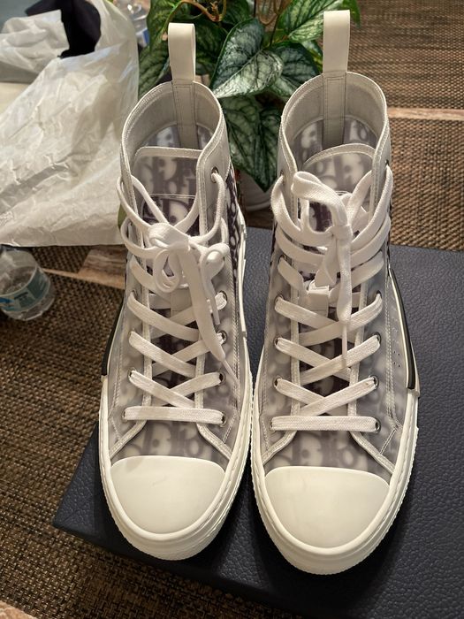 Dior Dior B23 Hi Top Sneaker Oblique Grailed 2548