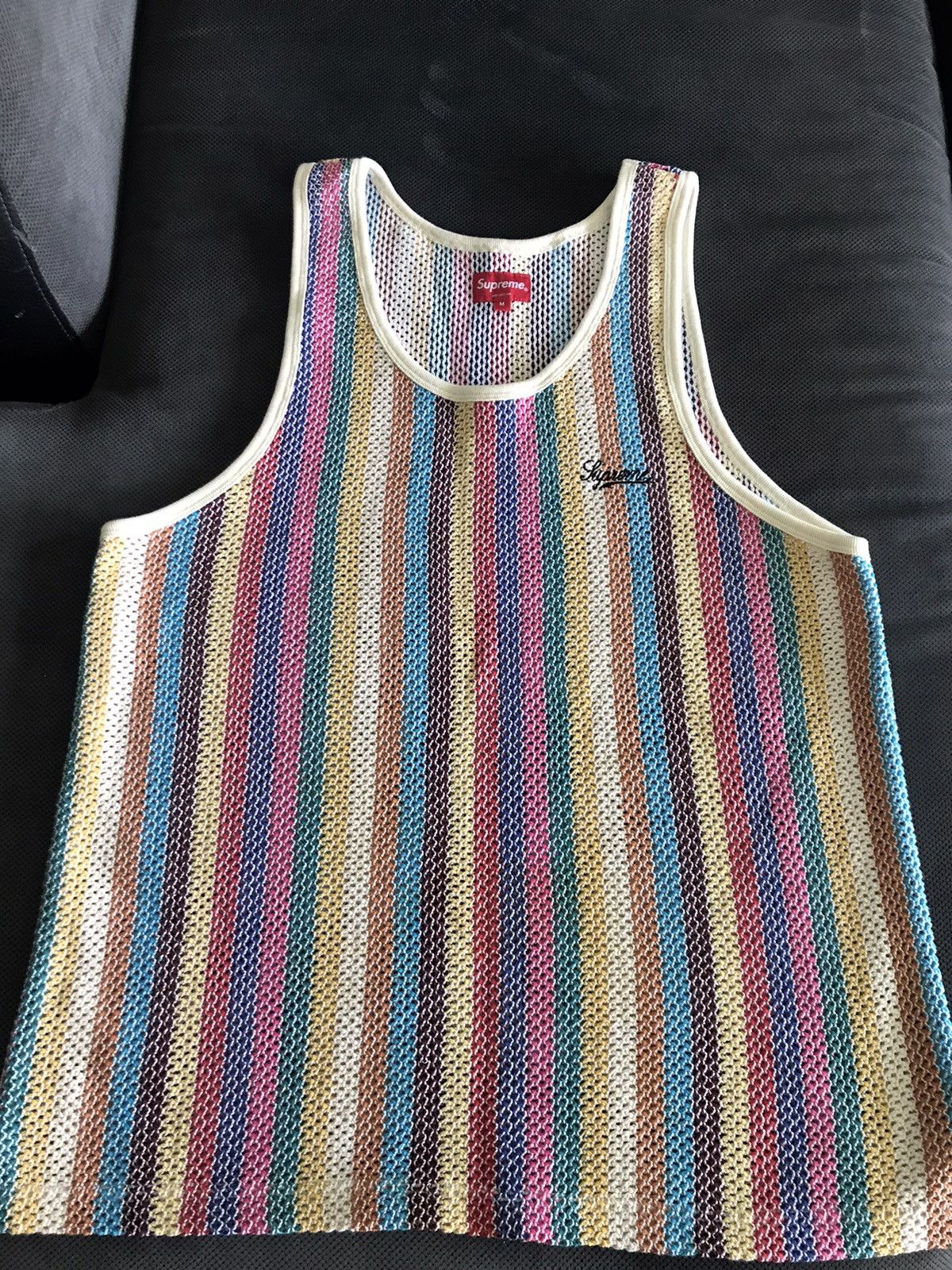 Supreme Supreme Knit Stripe Tank Top Multicolor | Grailed