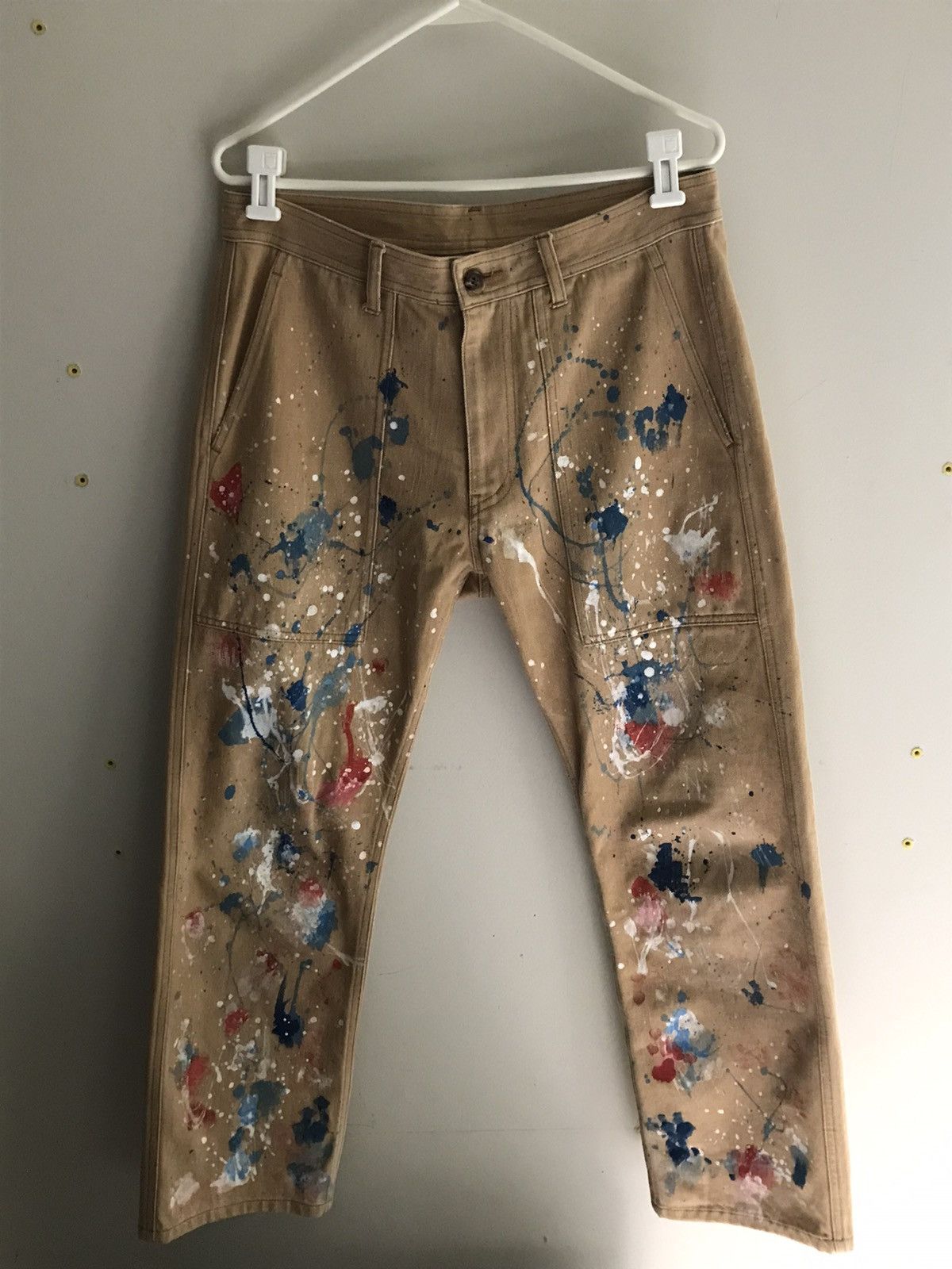 Comme des Garçons Homme Paint Splatter Denim (2011)