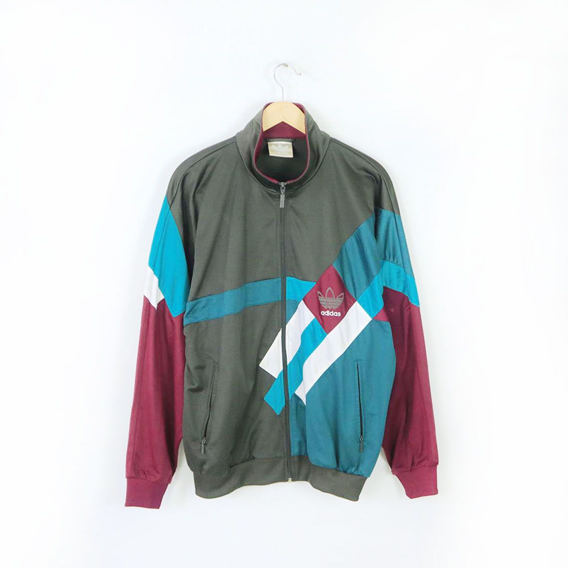 Adidas windbreaker colorful clearance