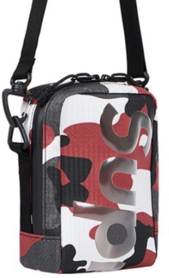 Supreme SUPREME NECK POUCH OS RED CAMO SS21 | Grailed