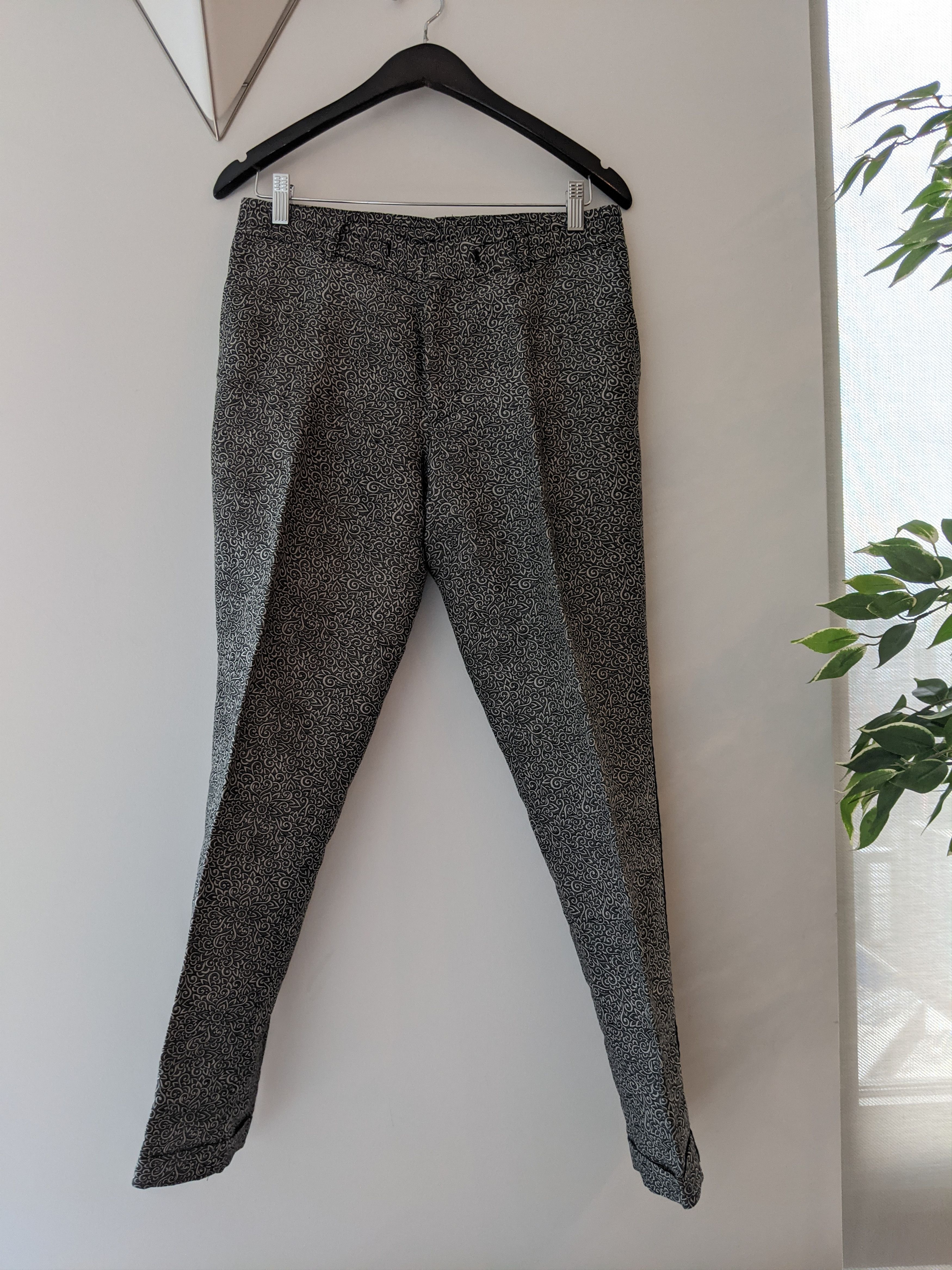 The Kooples Jaquard Paisley Trousers Size US 30 / EU 46 - 4 Thumbnail