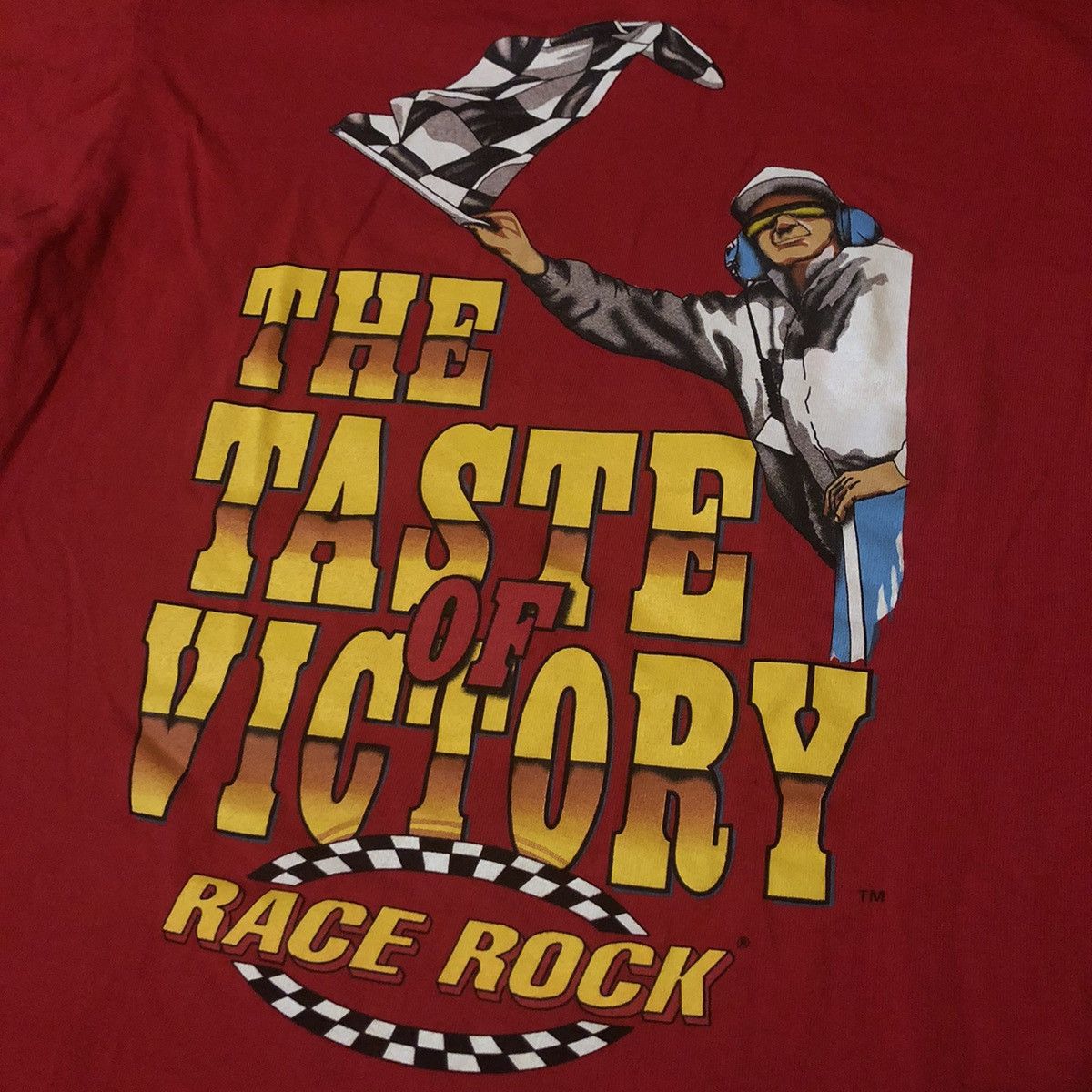 Other Vintage 90s Race Rock The Taste Of Victory Graphic Logo Tee Size US S / EU 44-46 / 1 - 4 Thumbnail