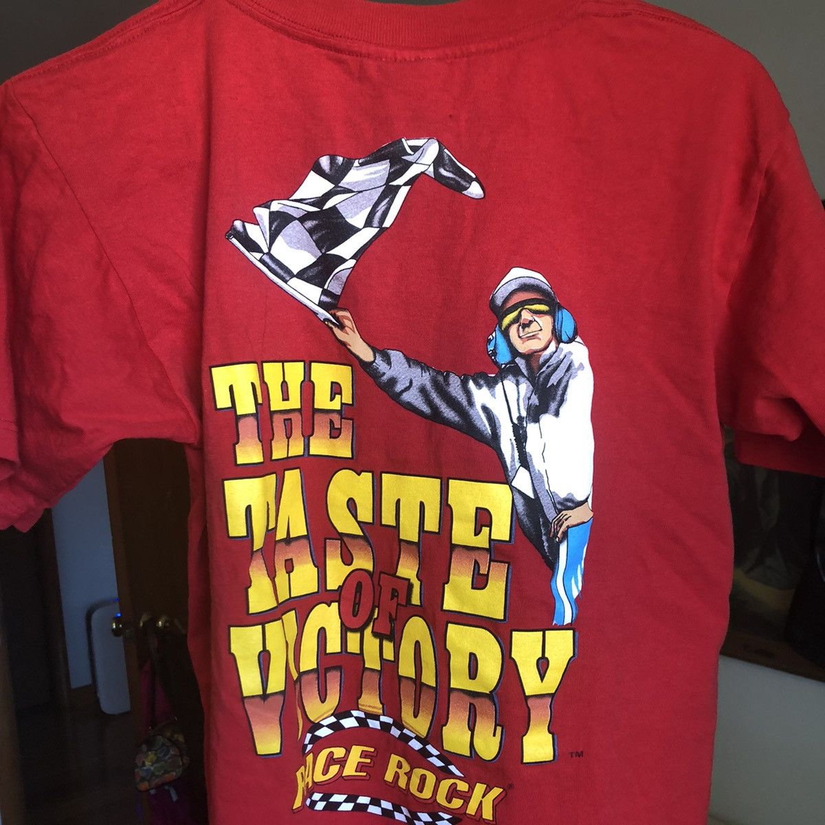 Other Vintage 90s Race Rock The Taste Of Victory Graphic Logo Tee Size US S / EU 44-46 / 1 - 2 Thumbnail