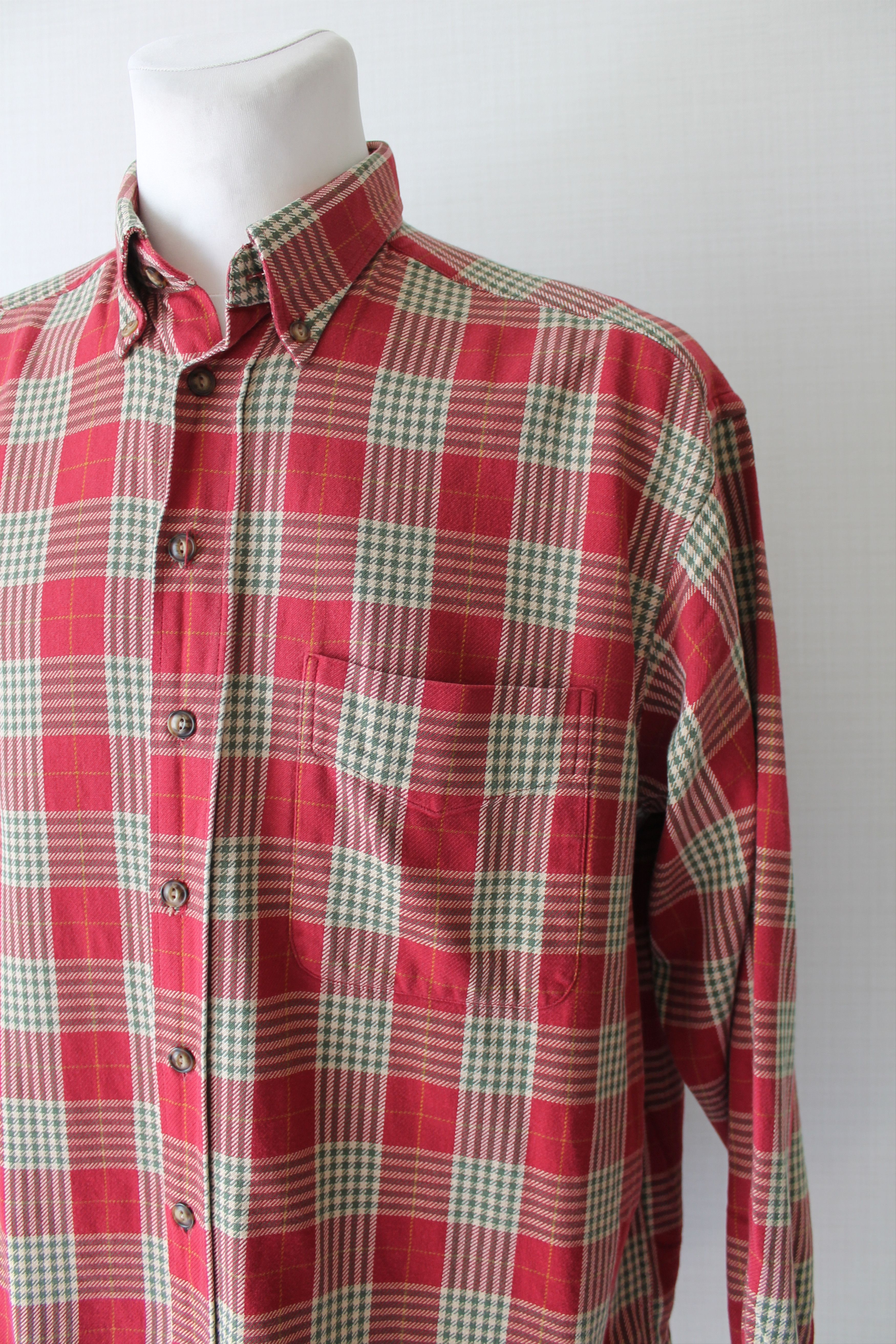 Gant GANT USA Rough Twill Flannel Heavy red Plaid Size L Size US L / EU 52-54 / 3 - 5 Thumbnail