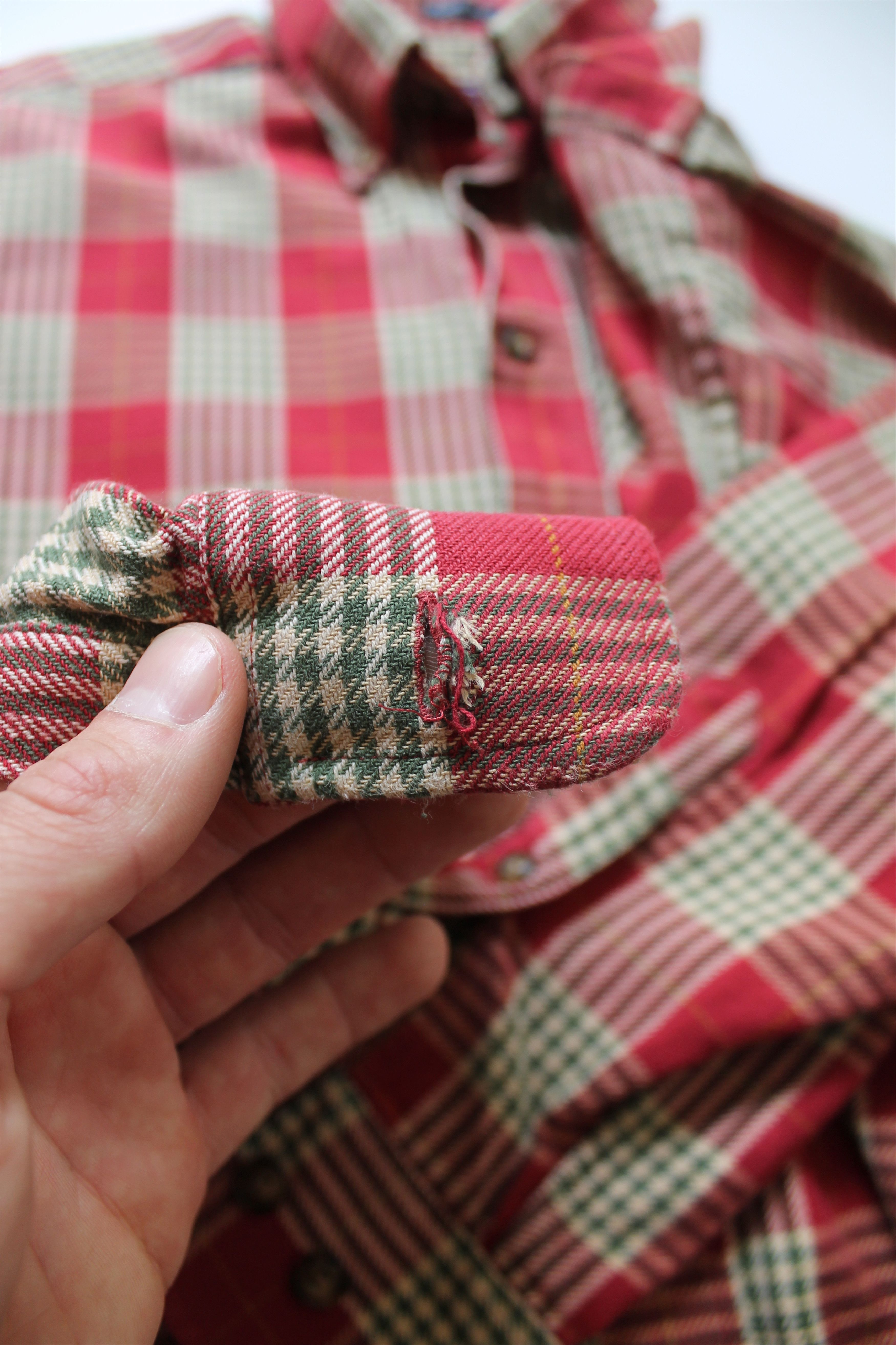 Gant GANT USA Rough Twill Flannel Heavy red Plaid Size L Size US L / EU 52-54 / 3 - 12 Thumbnail