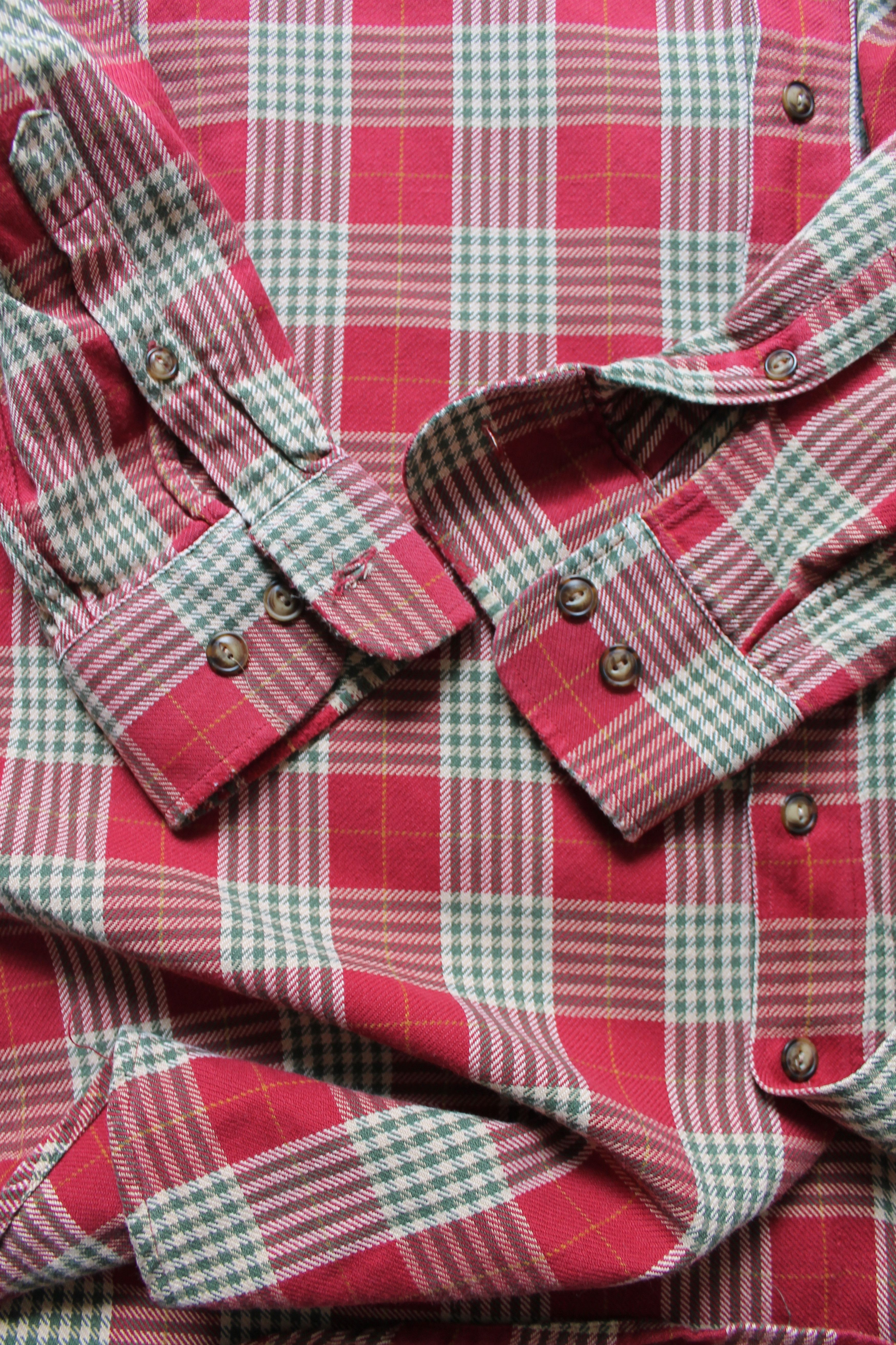 Gant GANT USA Rough Twill Flannel Heavy red Plaid Size L Size US L / EU 52-54 / 3 - 10 Thumbnail