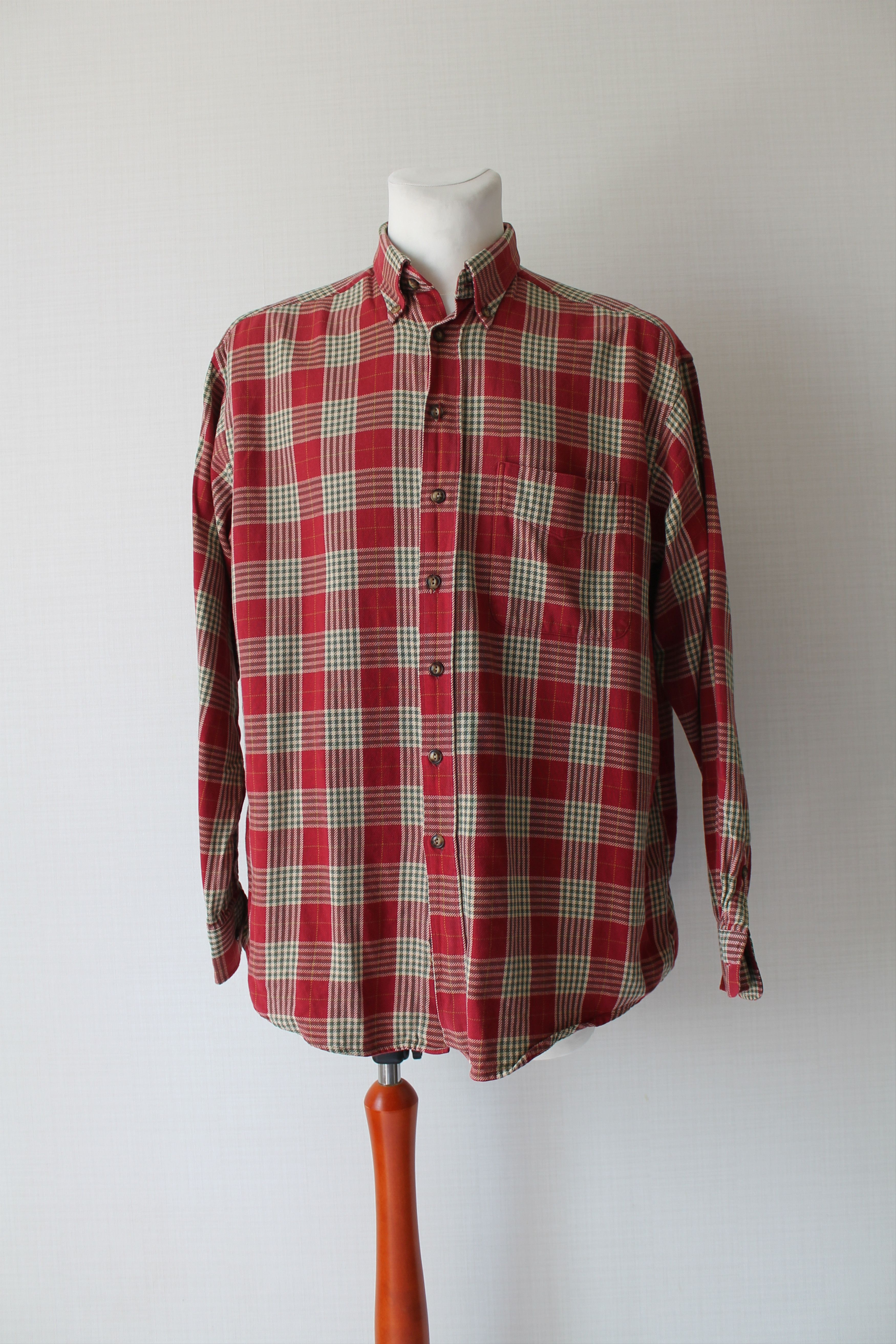 Gant GANT USA Rough Twill Flannel Heavy red Plaid Size L Size US L / EU 52-54 / 3 - 4 Thumbnail