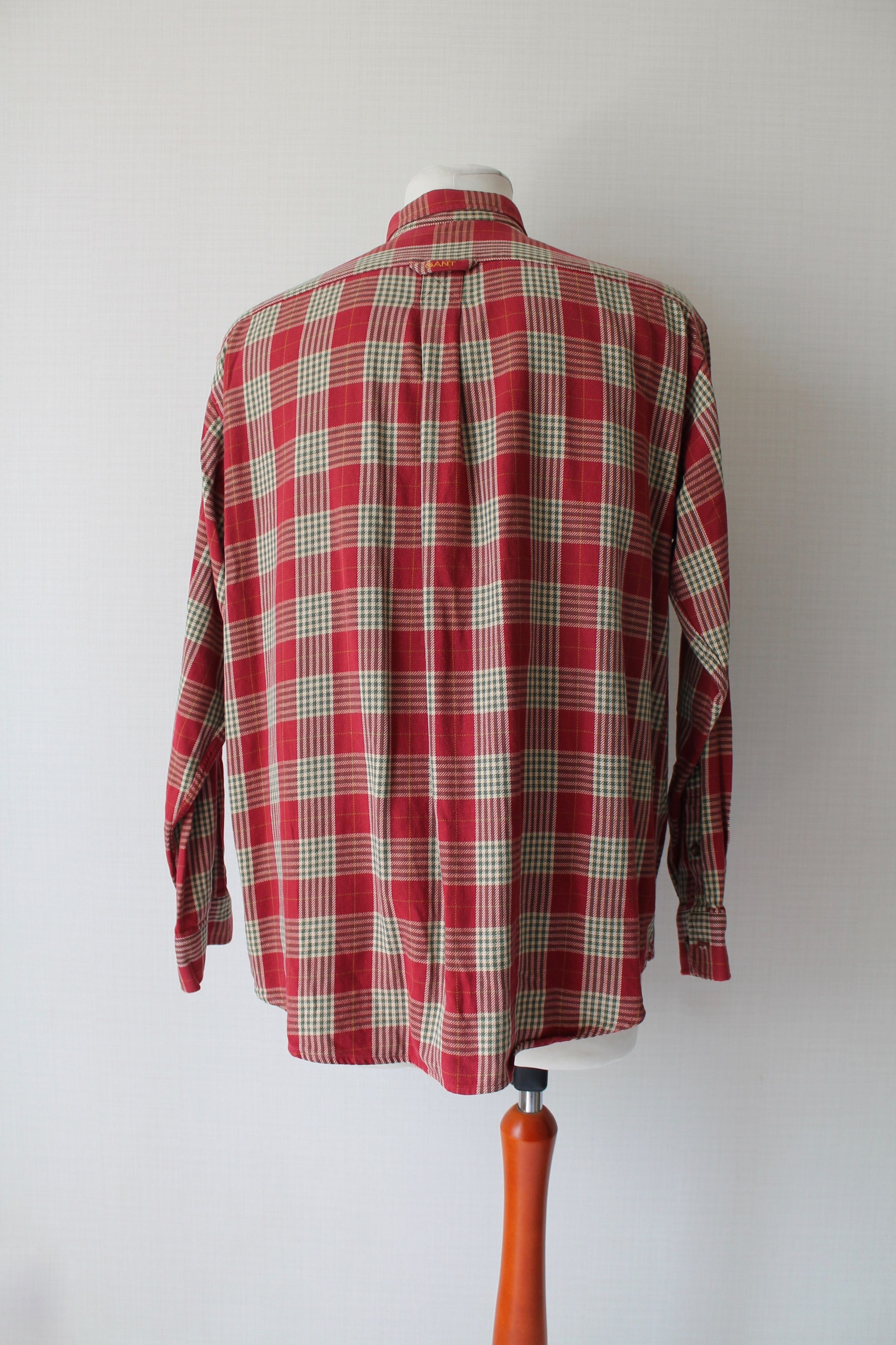 Gant GANT USA Rough Twill Flannel Heavy red Plaid Size L Size US L / EU 52-54 / 3 - 6 Thumbnail