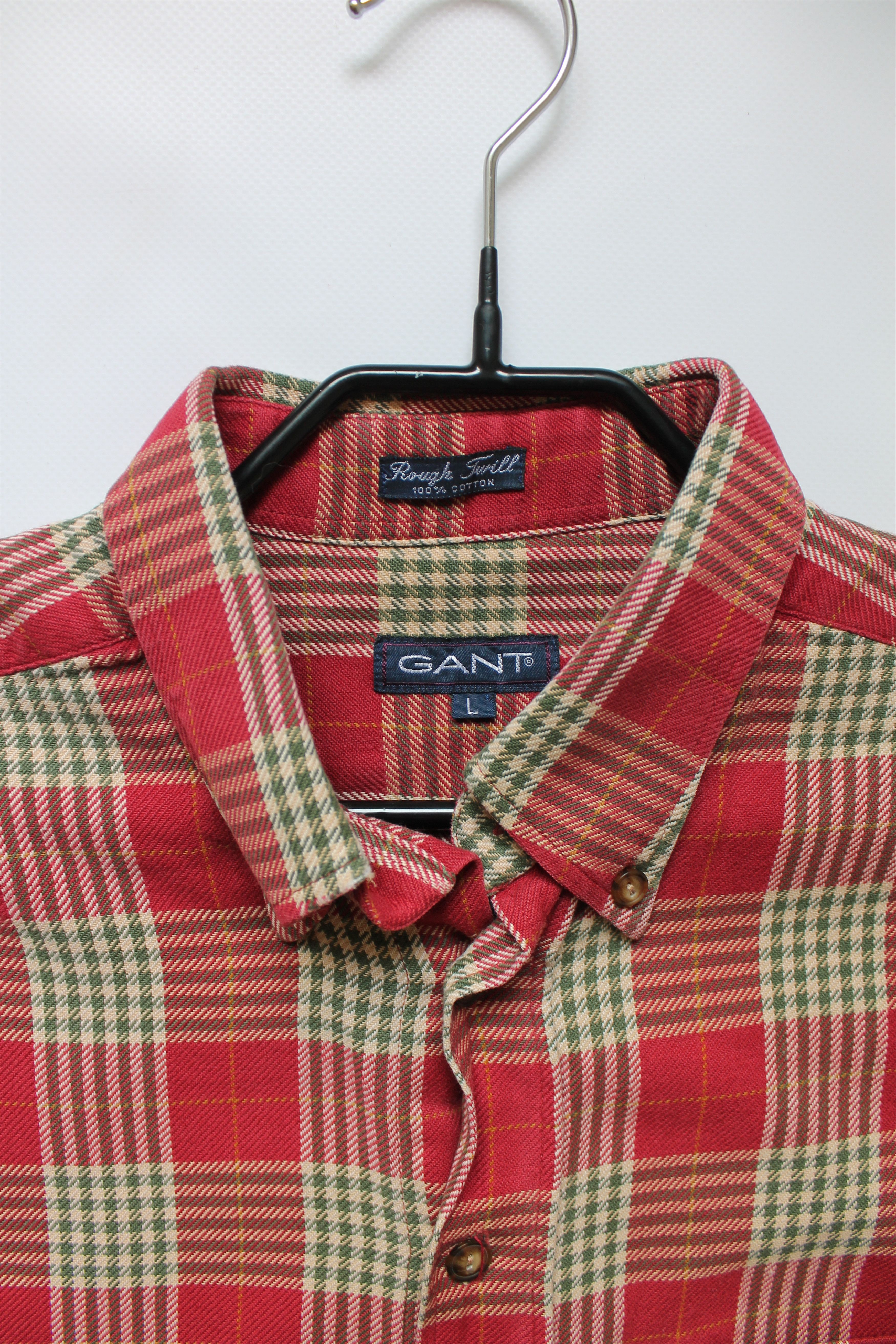 Gant GANT USA Rough Twill Flannel Heavy red Plaid Size L Size US L / EU 52-54 / 3 - 8 Thumbnail