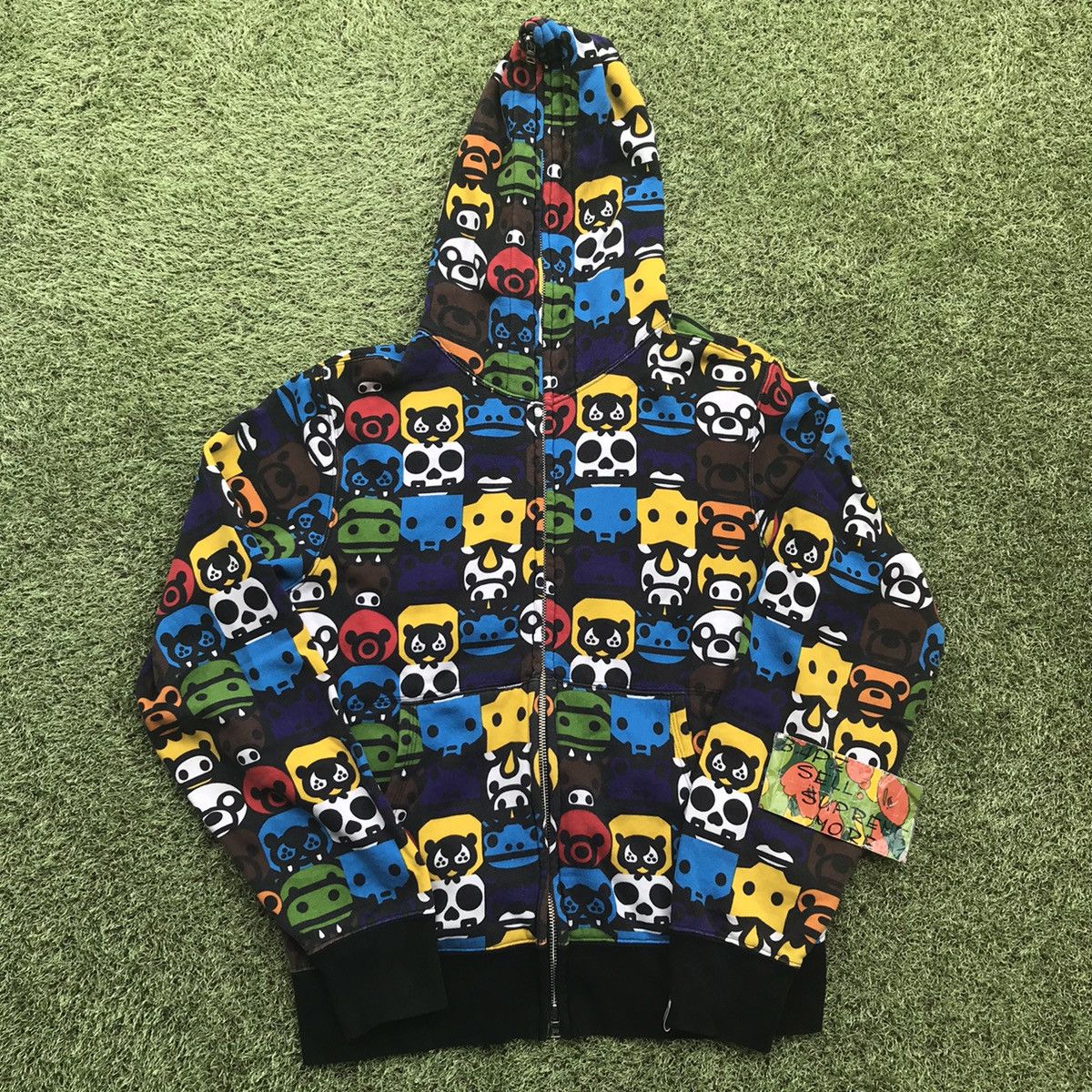BAPE Milo animals full zip hoodie