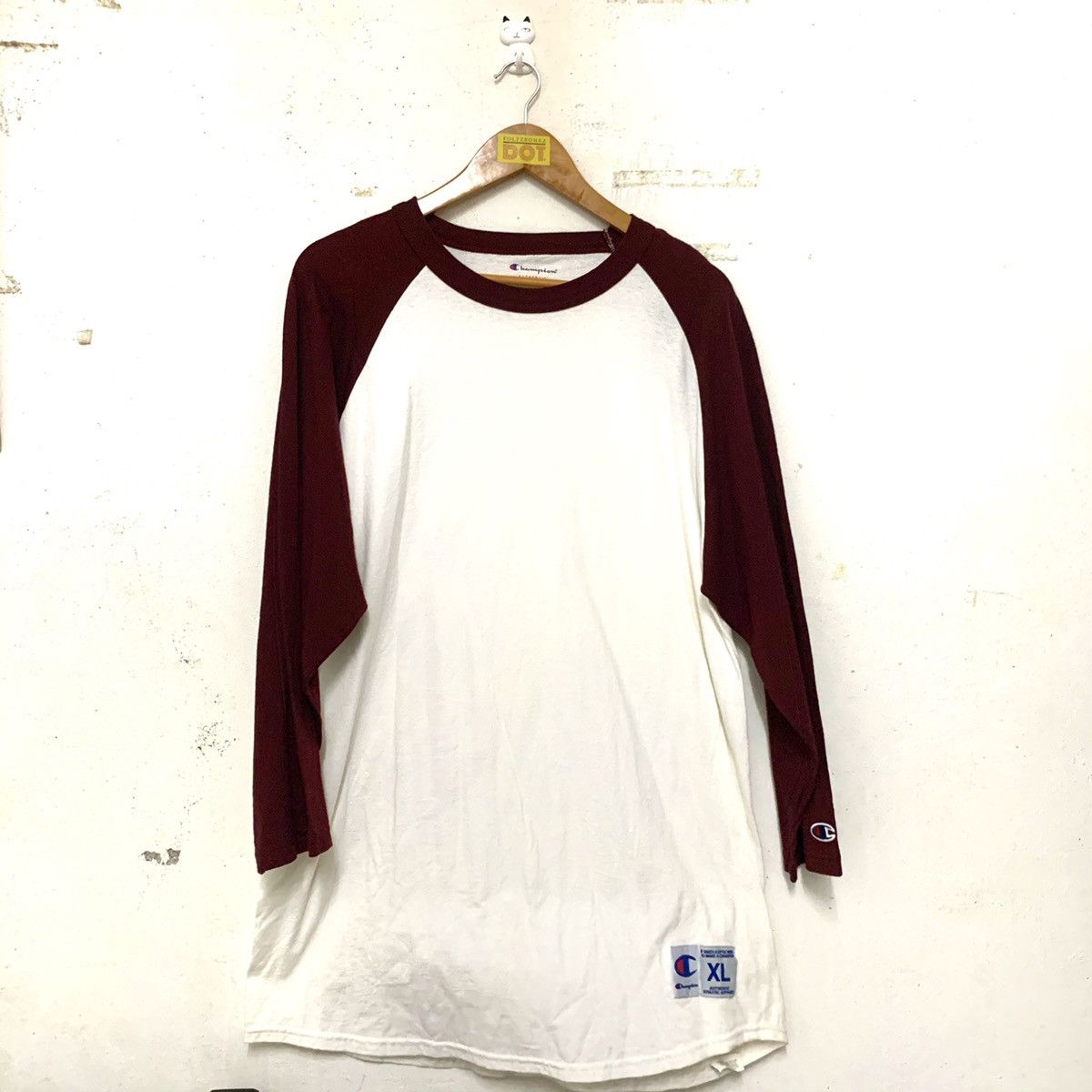 Champion × Streetwear CHAMPION RAGLAN 3/4 SLEEVE COTTON | Grailed