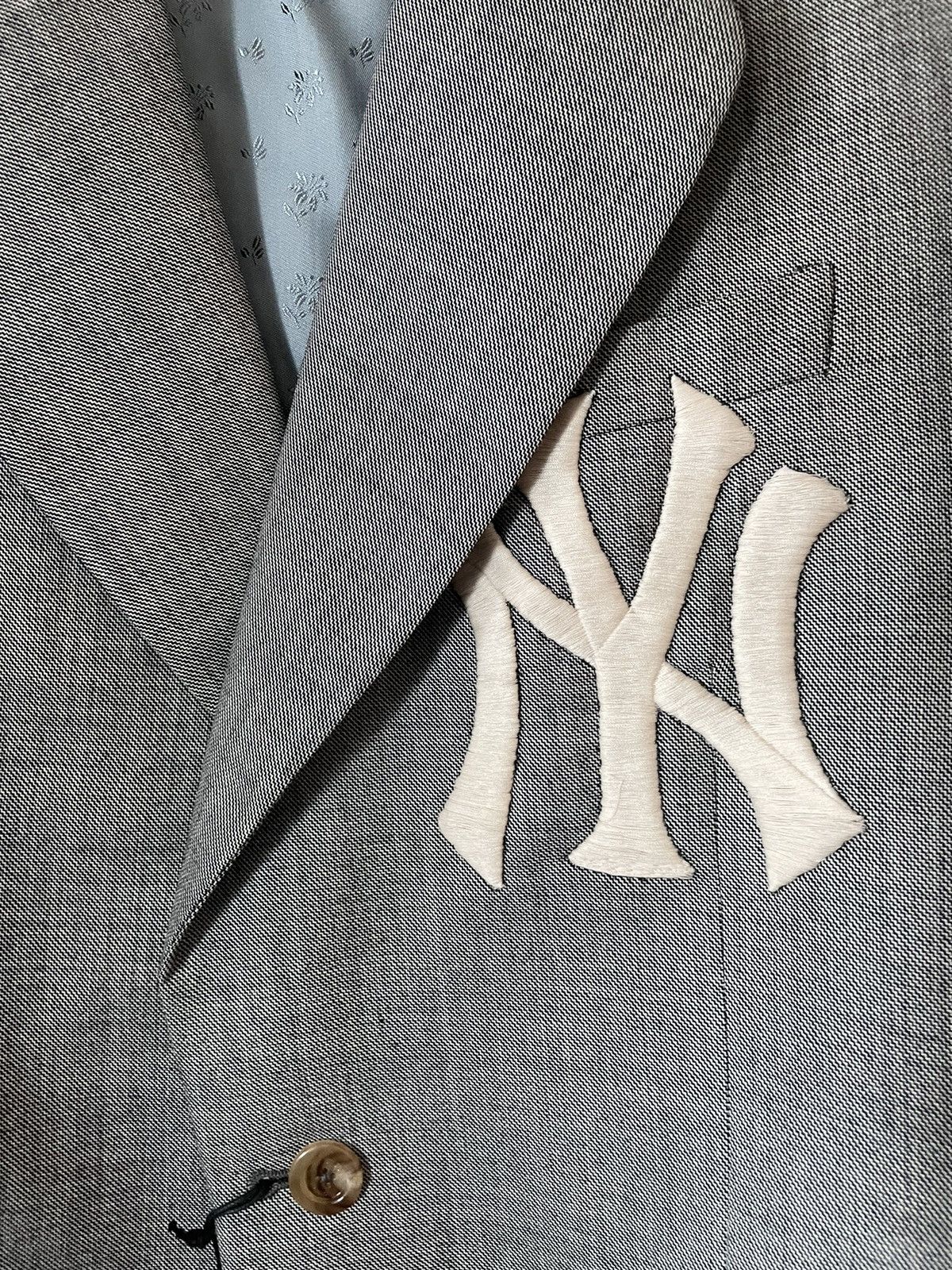 Gucci × New York Yankees Rare Extremely Limited Gucci x Yankees NY Logo Blazer New Size 48R - 13 Thumbnail