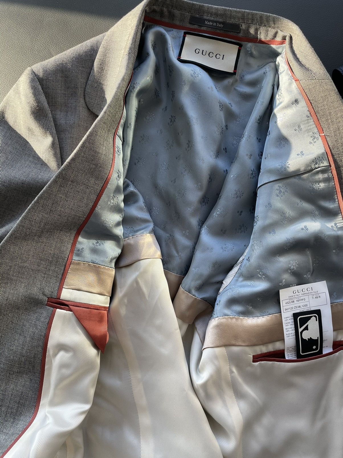 Gucci × New York Yankees Rare Extremely Limited Gucci x Yankees NY Logo Blazer New Size 48R - 20 Thumbnail