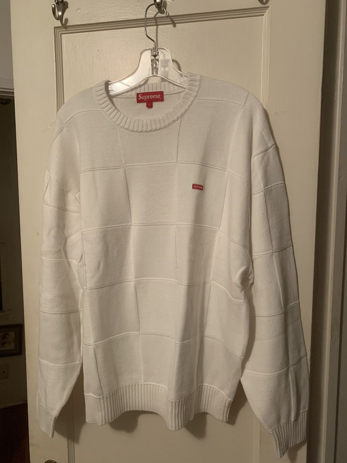 Supreme Supreme Tonal Checkerboard Sweater | Grailed 