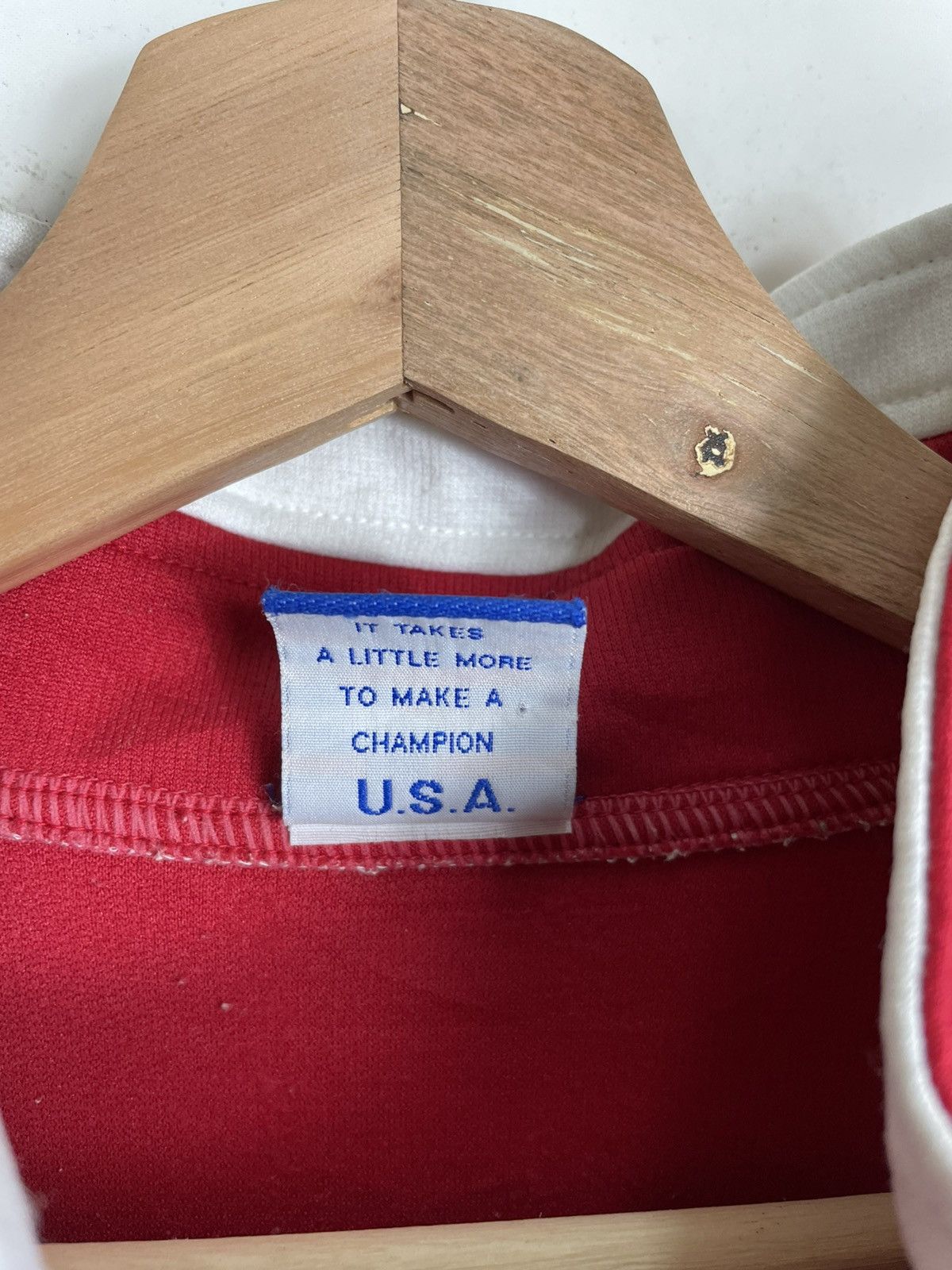 Champion × Vintage Vintage Champion USA Pullover | Spellout Oversized Size US XXL / EU 58 / 5 - 5 Thumbnail