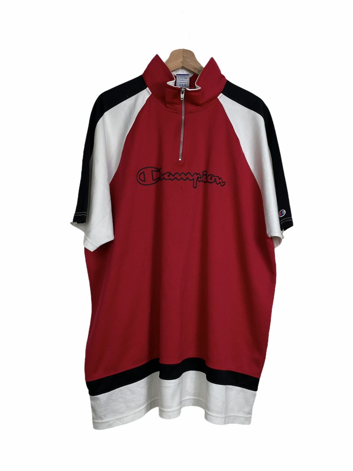 Champion × Vintage Vintage Champion USA Pullover | Spellout Oversized Size US XXL / EU 58 / 5 - 1 Thumbnail