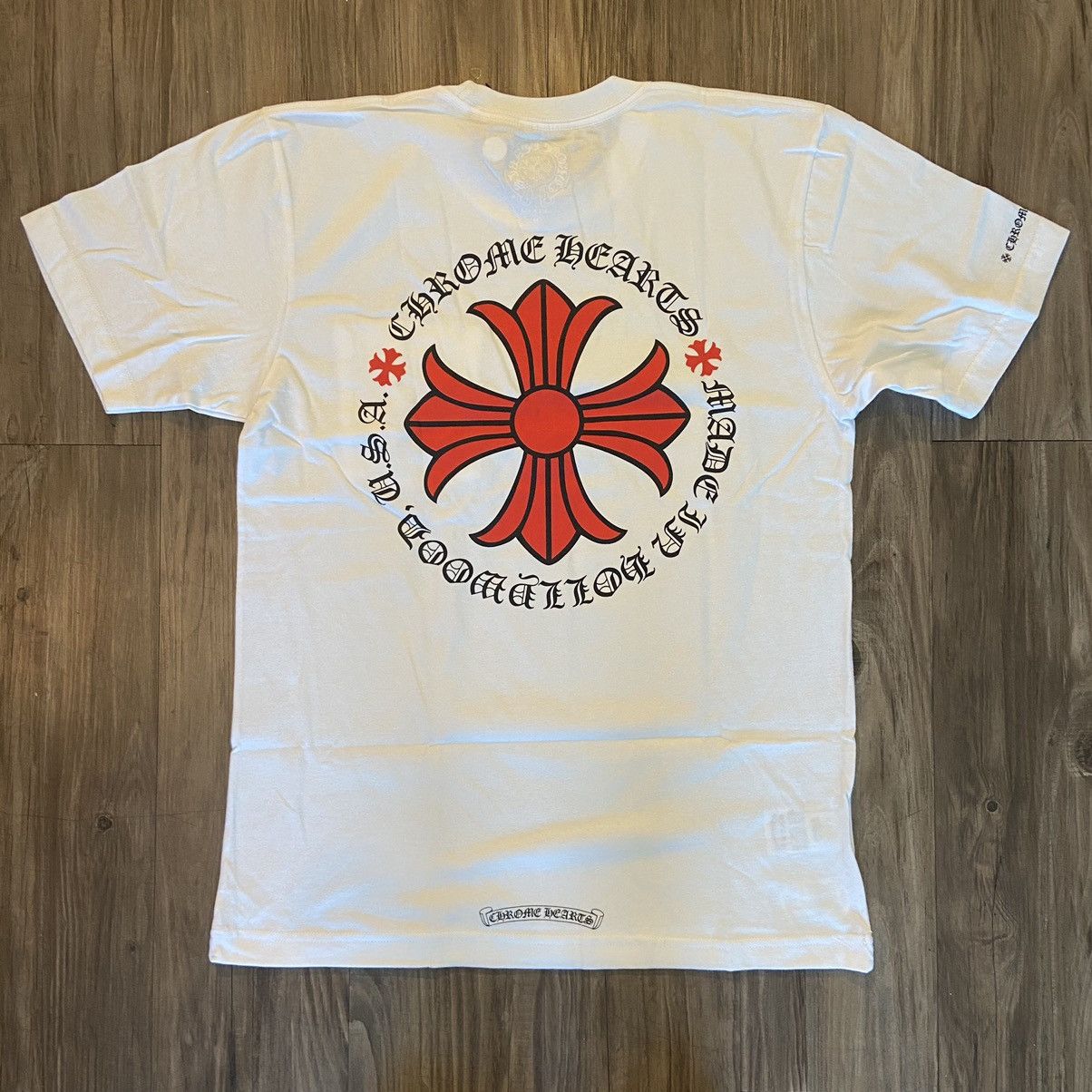 Brand New popular Authentic Chrome Hearts Shirt White - Medium