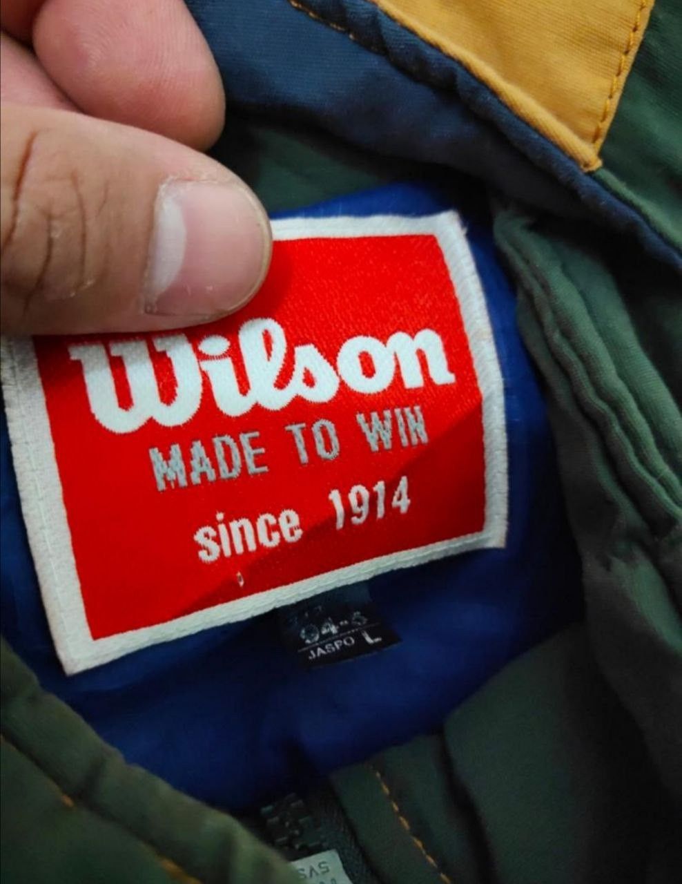 Japanese Brand × Vintage × Wilson 🔥Vintage Very Rare WILSON 1914 Military Puffer Jacket Size US L / EU 52-54 / 3 - 9 Thumbnail