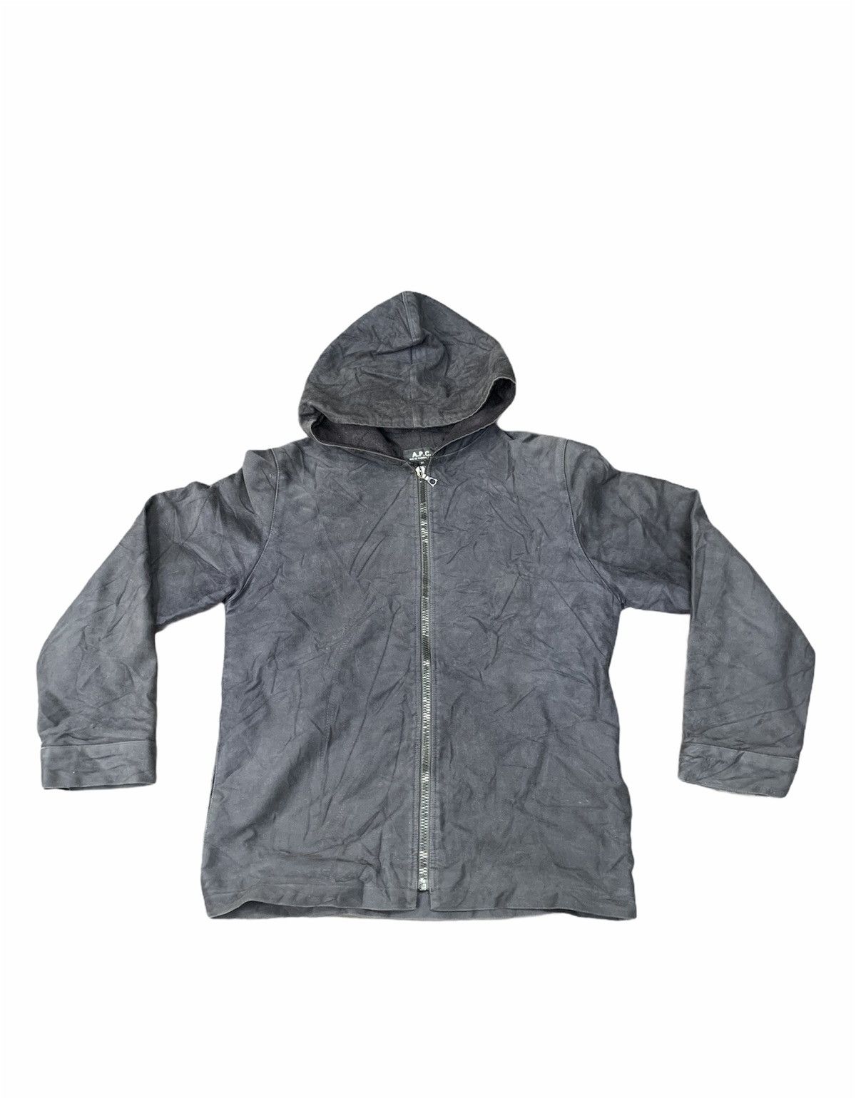 Vintage A.P.C Jacket Design Long Leather