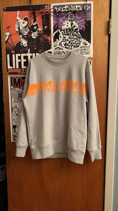 Palace Palace Crewneck Orange logo | Grailed