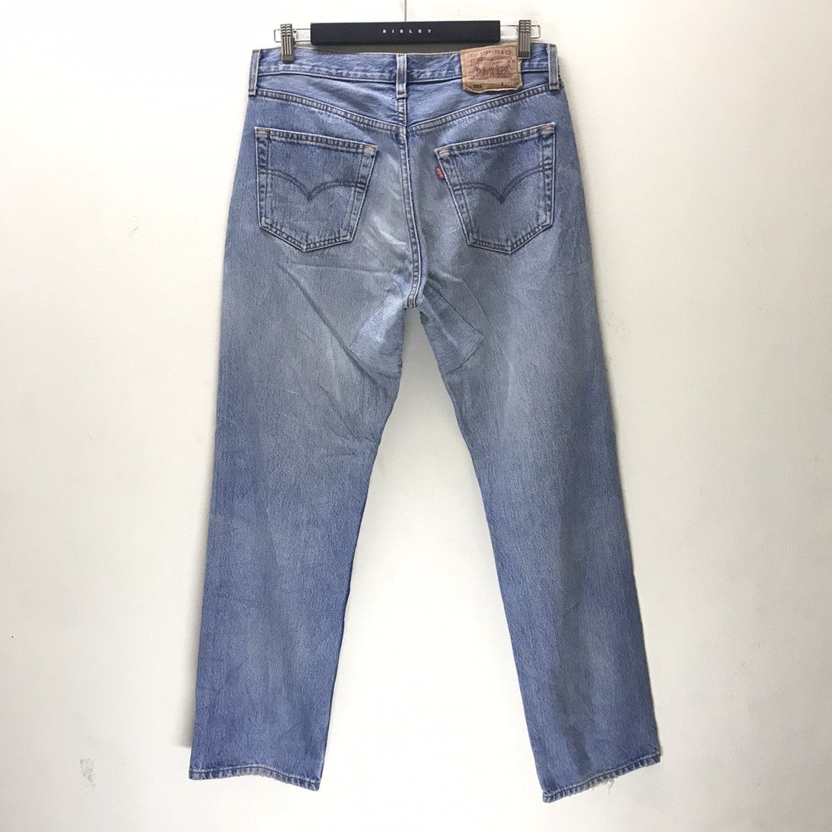 Levi's Vintage 90s Levis 501 Lightwash Nice Faded Made in Polad Size US 33 - 10 Thumbnail