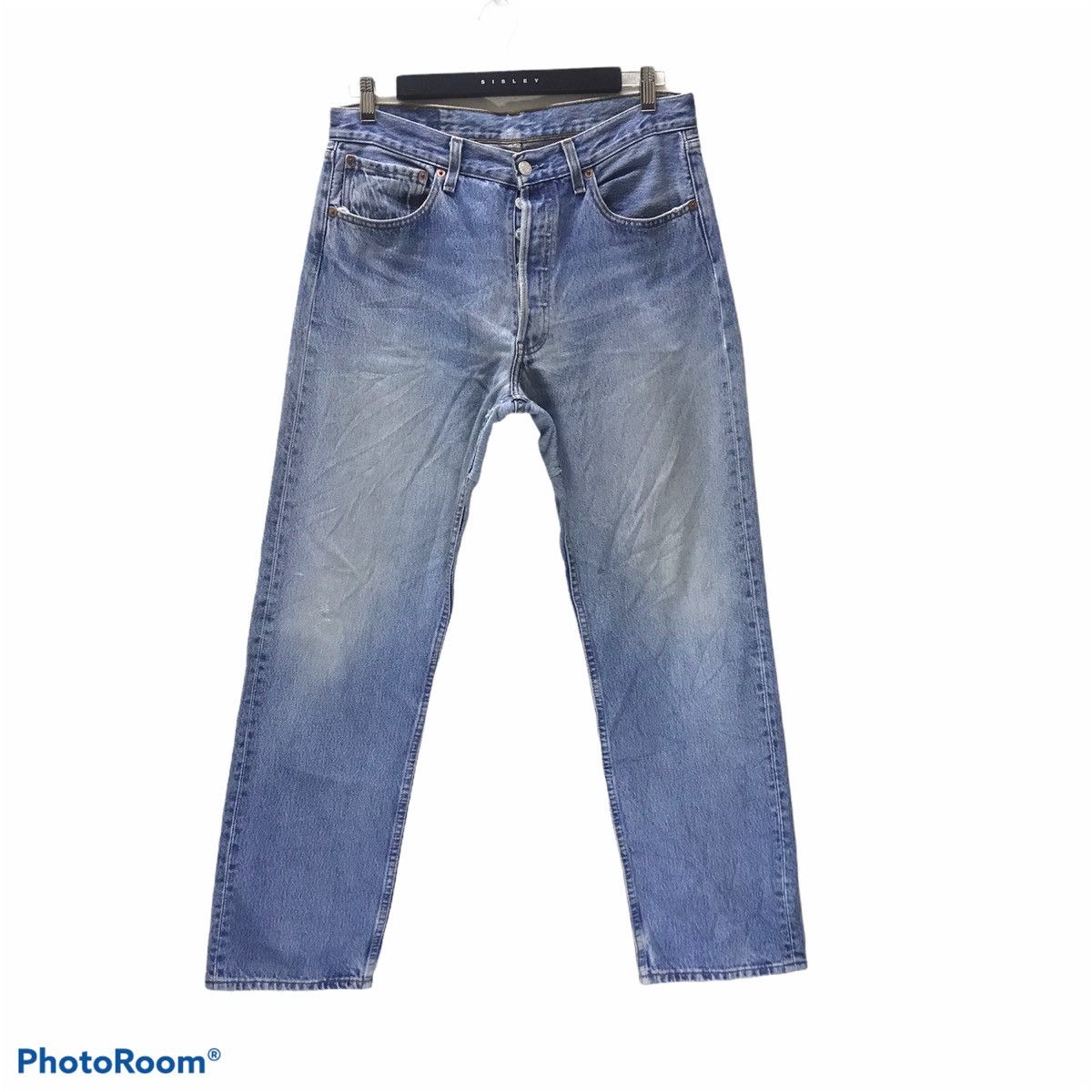 Levi's Vintage 90s Levis 501 Lightwash Nice Faded Made in Polad Size US 33 - 1 Thumbnail