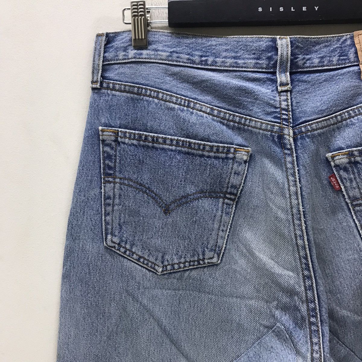 Levi's Vintage 90s Levis 501 Lightwash Nice Faded Made in Polad Size US 33 - 12 Thumbnail