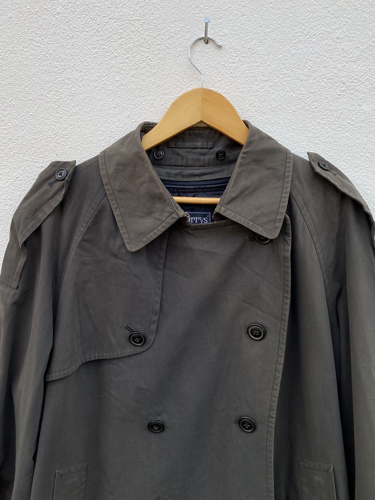 Burberry Prorsum Vintage Burberrys Trench Coat jacket Size US XL / EU 56 / 4 - 4 Thumbnail
