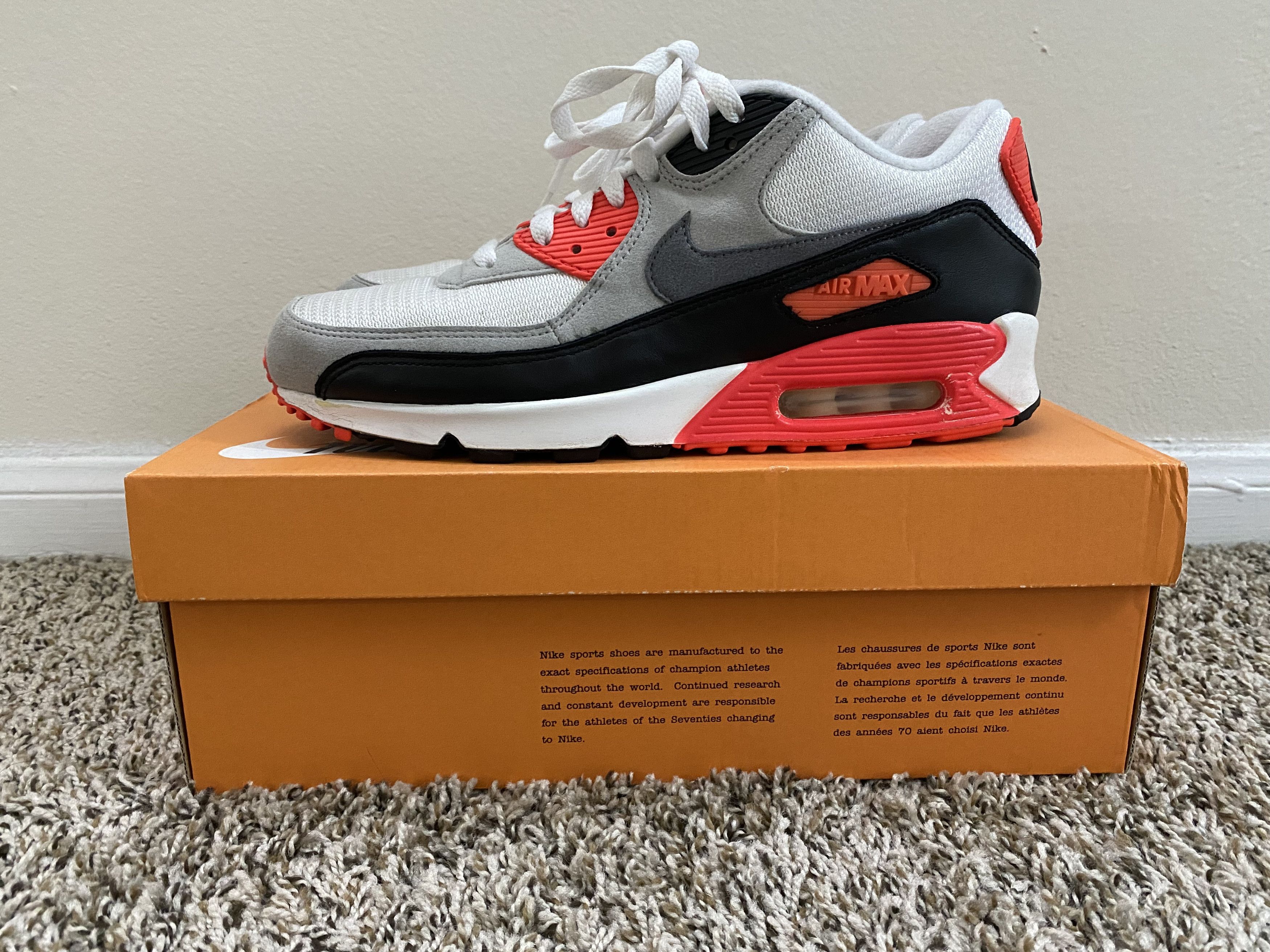 Nike Air Max 90 OG 2015 Infrared - USED | Grailed