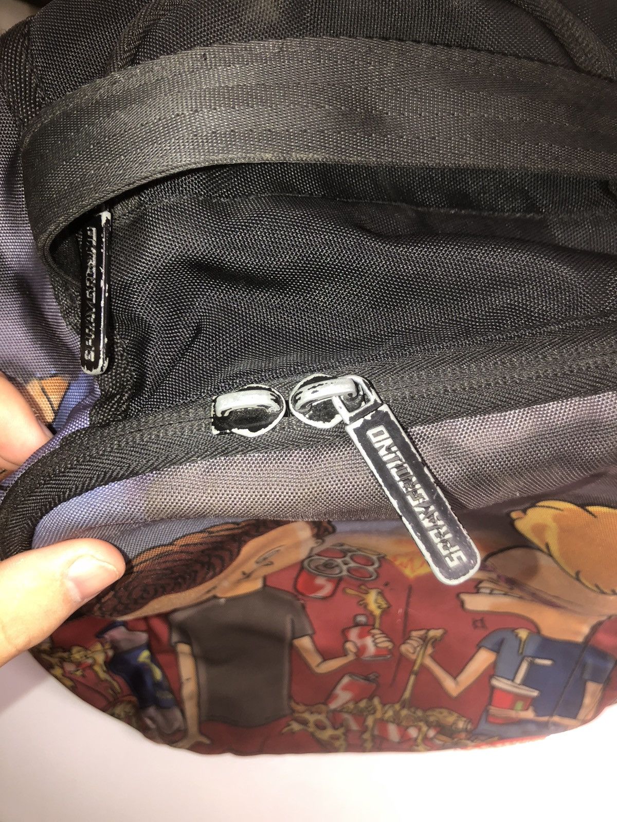 Mtv × Sprayground Beavis and Butt-Head Sprayground backpack bag