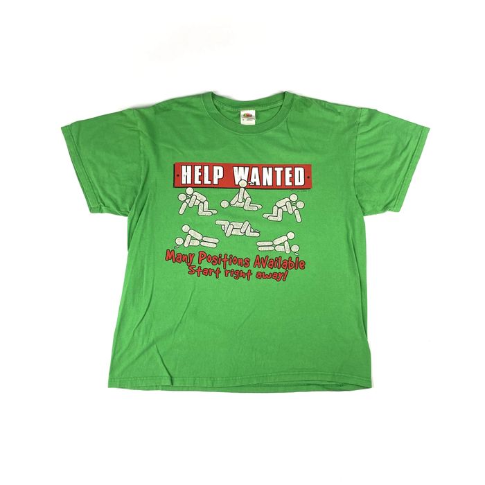 Vintage Vintage Help Wanted Many Positions Available T Shirt Grailed 4370