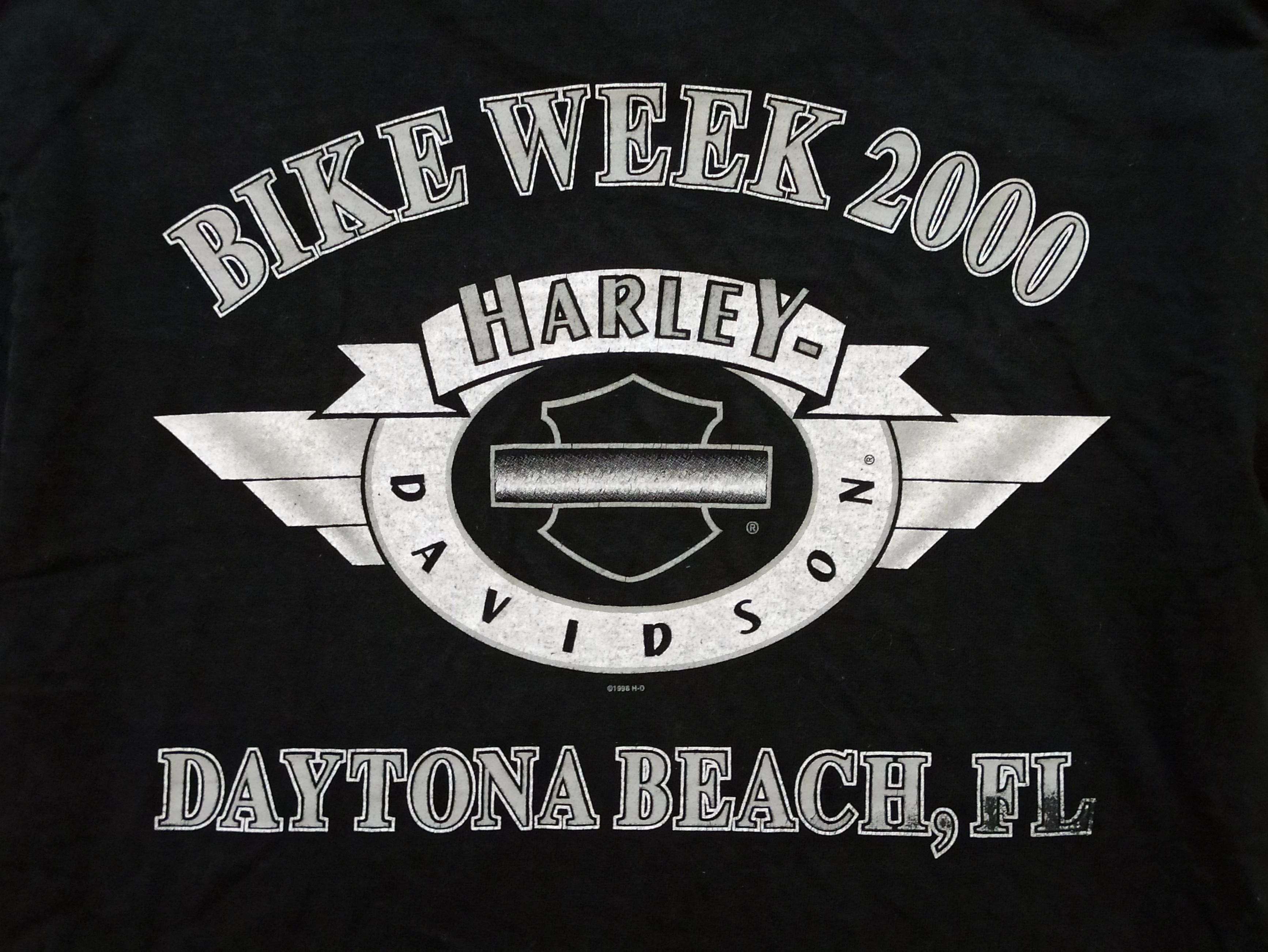 Harley Davidson × Vintage HARLEY DAVIDSON DAYTONA BEACH 2000 VINTAGE T SHIRT Size US L / EU 52-54 / 3 - 5 Thumbnail