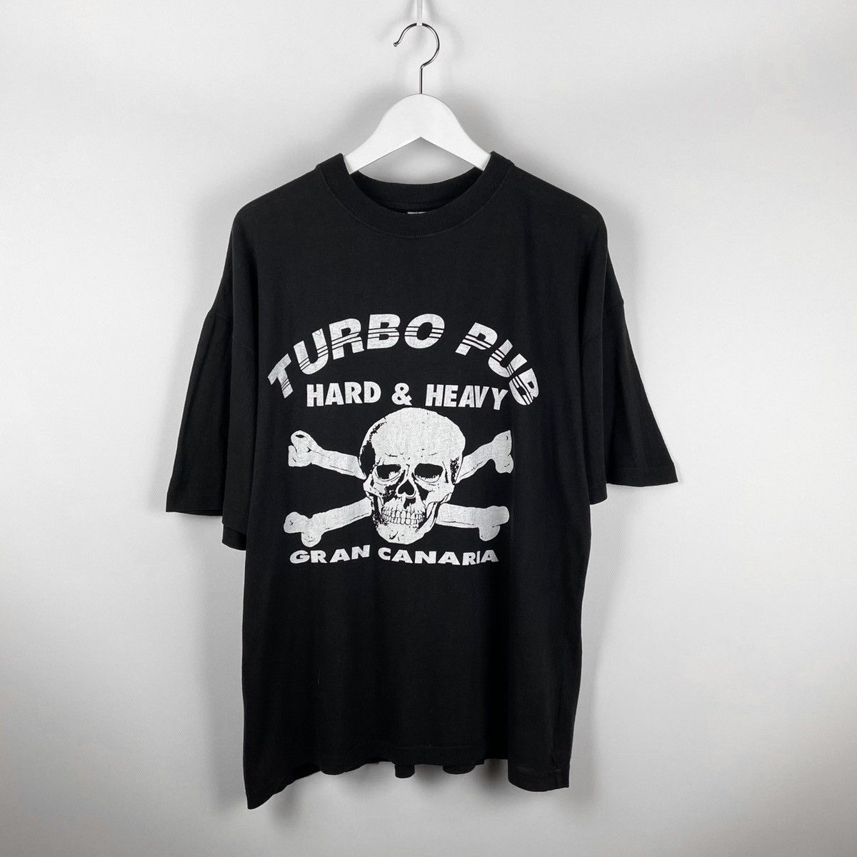 Band Tees Vintage 90’s rare Turbo Pub Hard & Heavy Grand Canaria tee Size US XXL / EU 58 / 5 - 2 Thumbnail