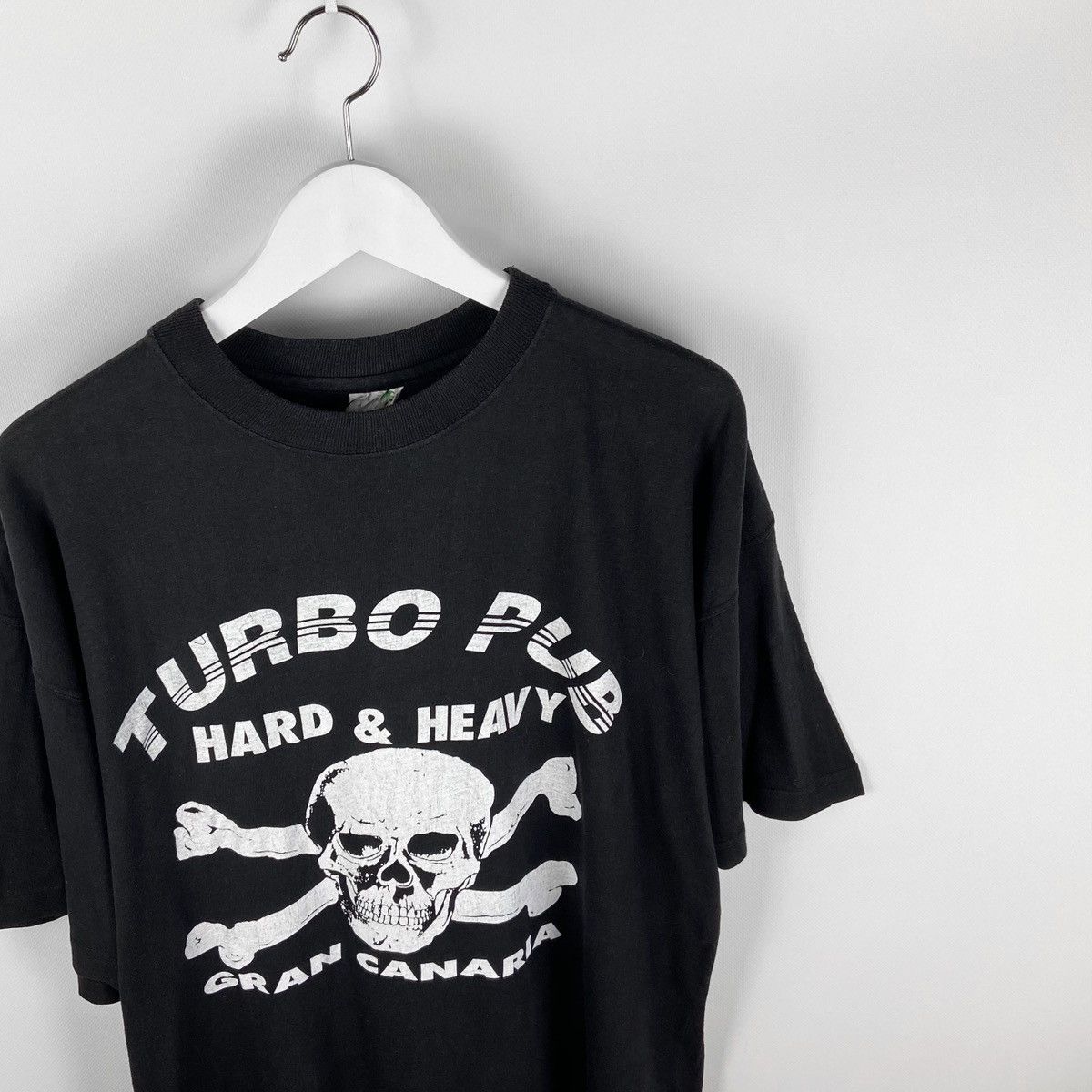 Band Tees Vintage 90’s rare Turbo Pub Hard & Heavy Grand Canaria tee Size US XXL / EU 58 / 5 - 4 Thumbnail