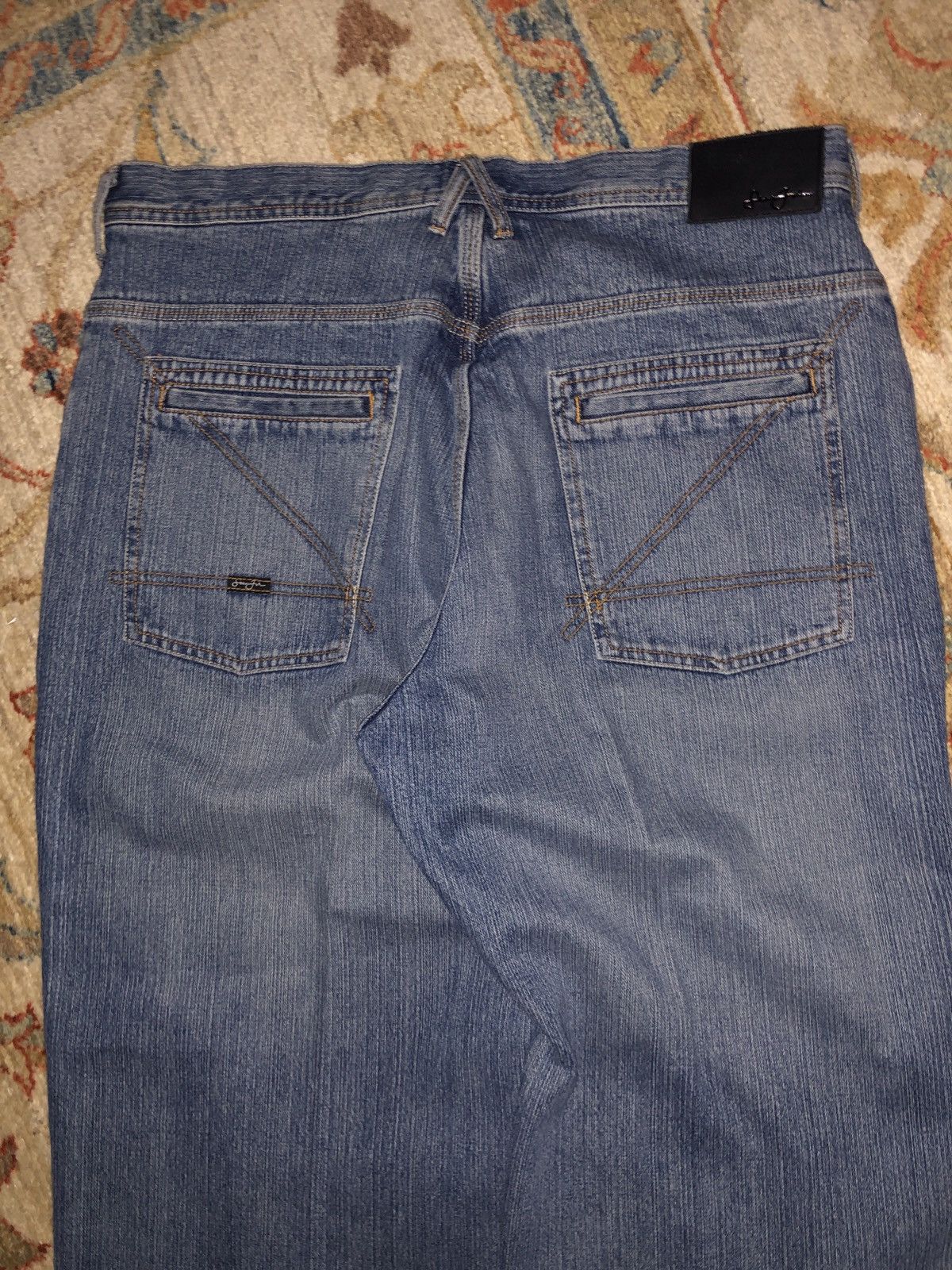 Vintage VTG Sean John Baggy Blue Denim Jeans 36x30 Size US 36 / EU 52 - 2 Preview