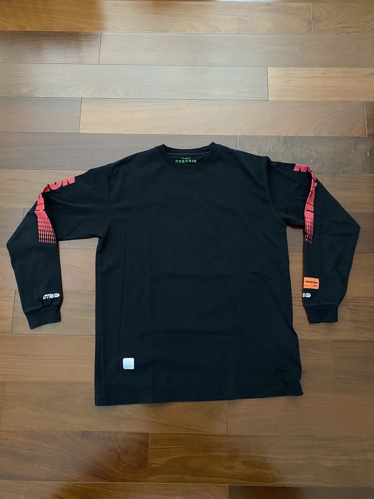 Image of Heron Preston Long-Sleeve T-Shirt in Black, Men's (Size Small)