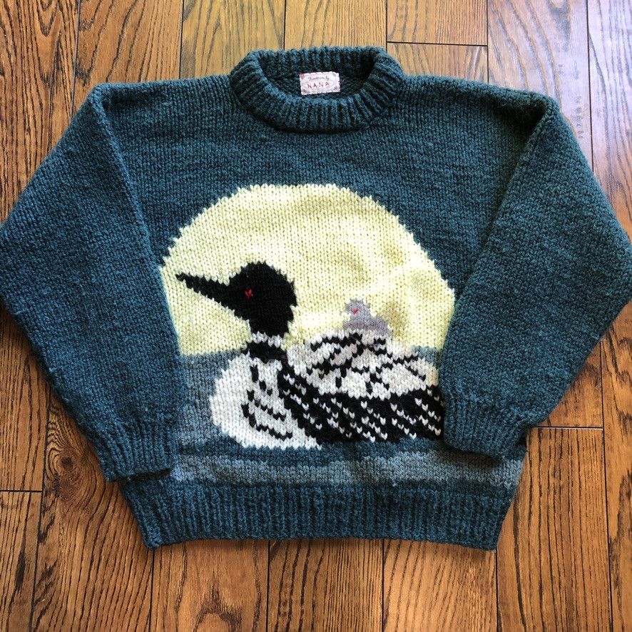 Vintage Vintage Knit Loon Funky Sweater | Grailed