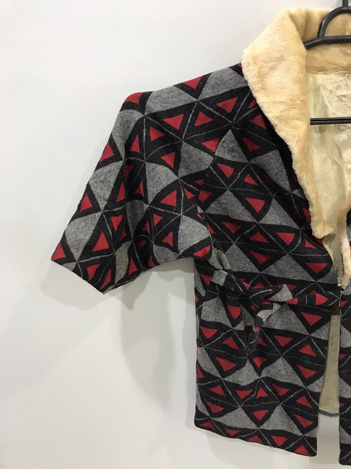 Japanese Brand Vintage Japanase Traditional Aztec Navajo Sherpa Kimono Size US XXL / EU 58 / 5 - 5 Thumbnail
