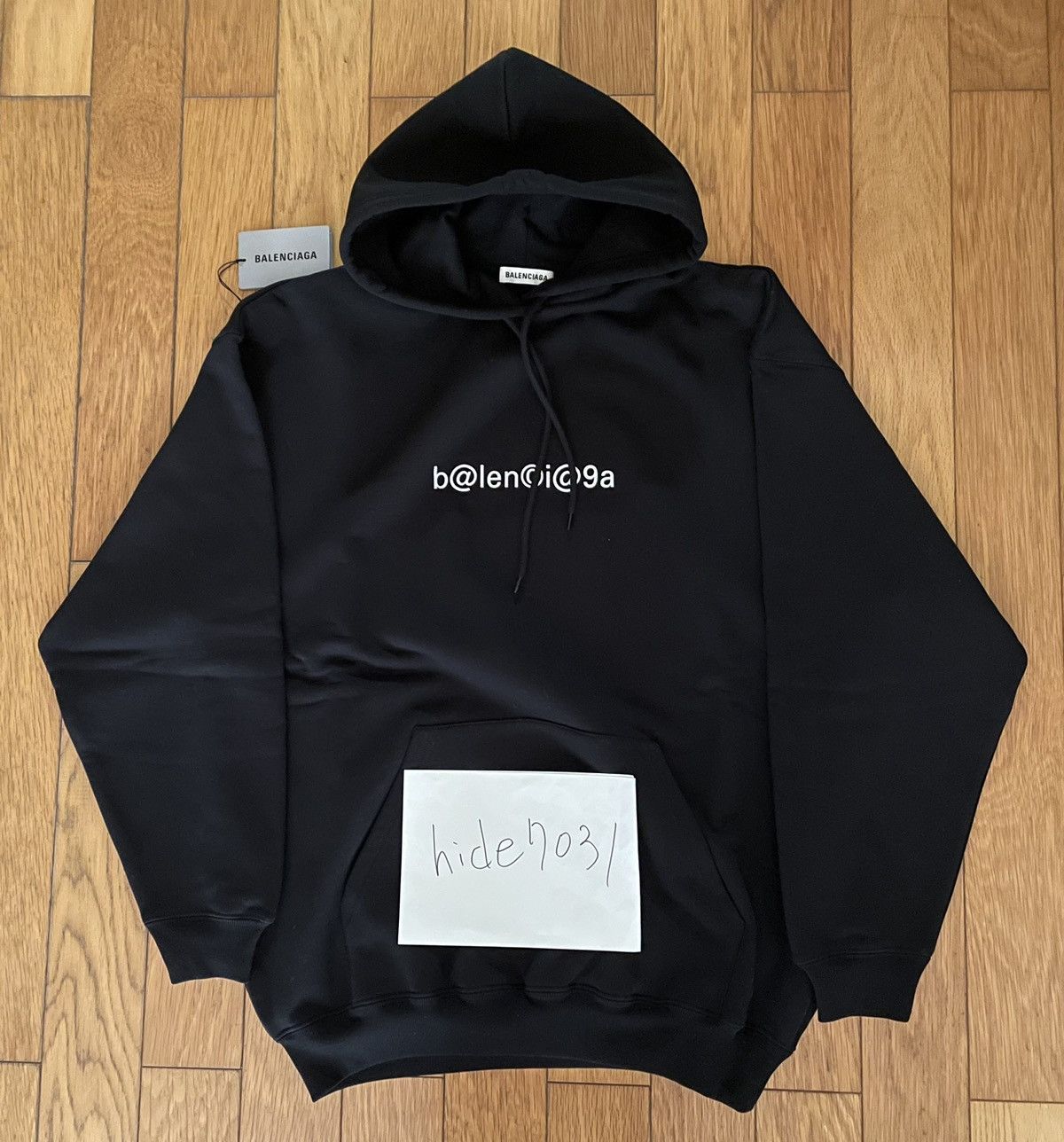 Balenciaga Balenciaga Symbolic Logo Hoodie | Grailed