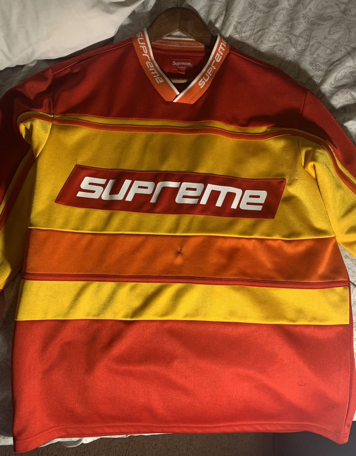 Supreme Warm Up Hockey Jersey | Grailed