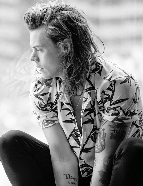 Marc Jacobs SS16 Shadow Leaf Shirt worn by Harry Styles Marc Jacobs SS16 Shadow Leaf Shirt worn by Harry Styles