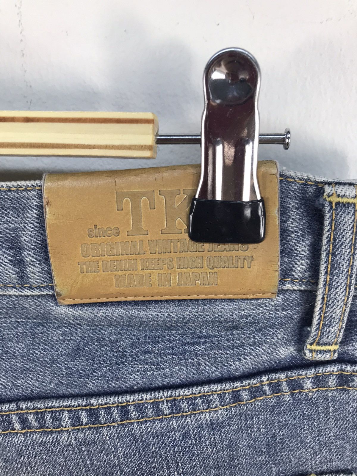 Takeo Kikuchi Vintage 90s Takeo Kikuchi Painted Denim Jeans Size US 32 / EU 48 - 7 Thumbnail