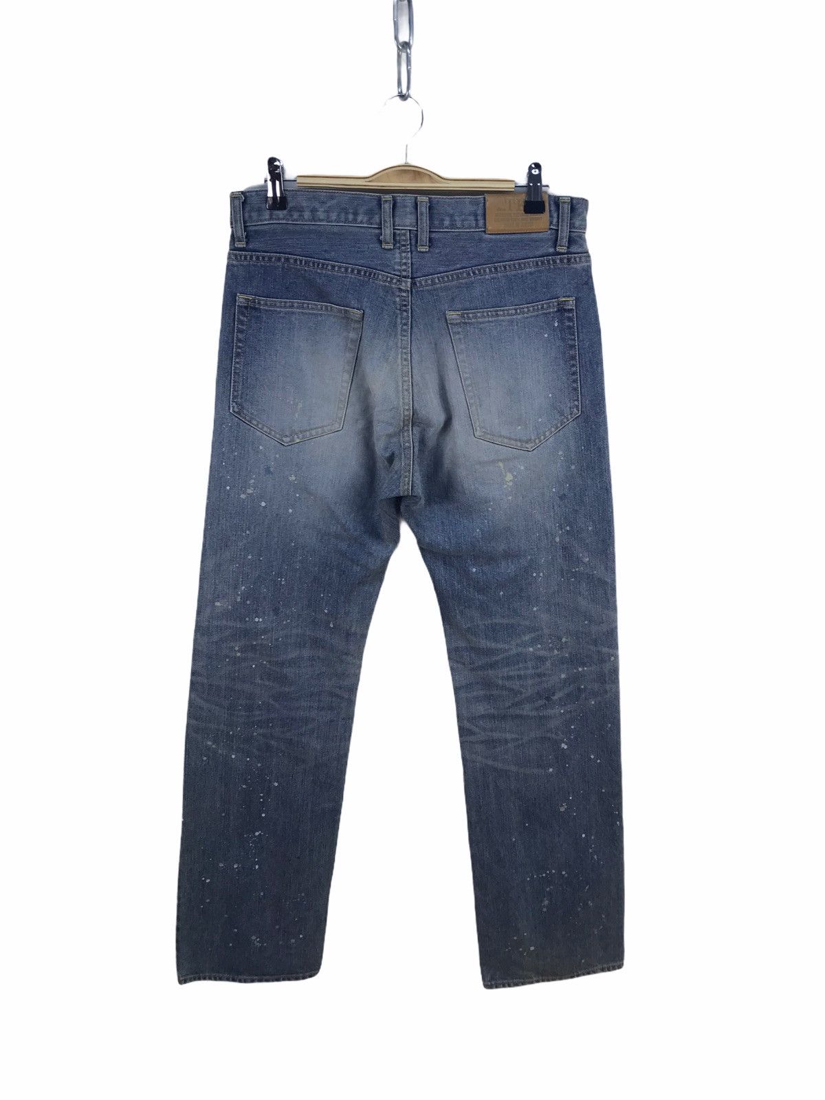 Takeo Kikuchi Vintage 90s Takeo Kikuchi Painted Denim Jeans Size US 32 / EU 48 - 4 Thumbnail