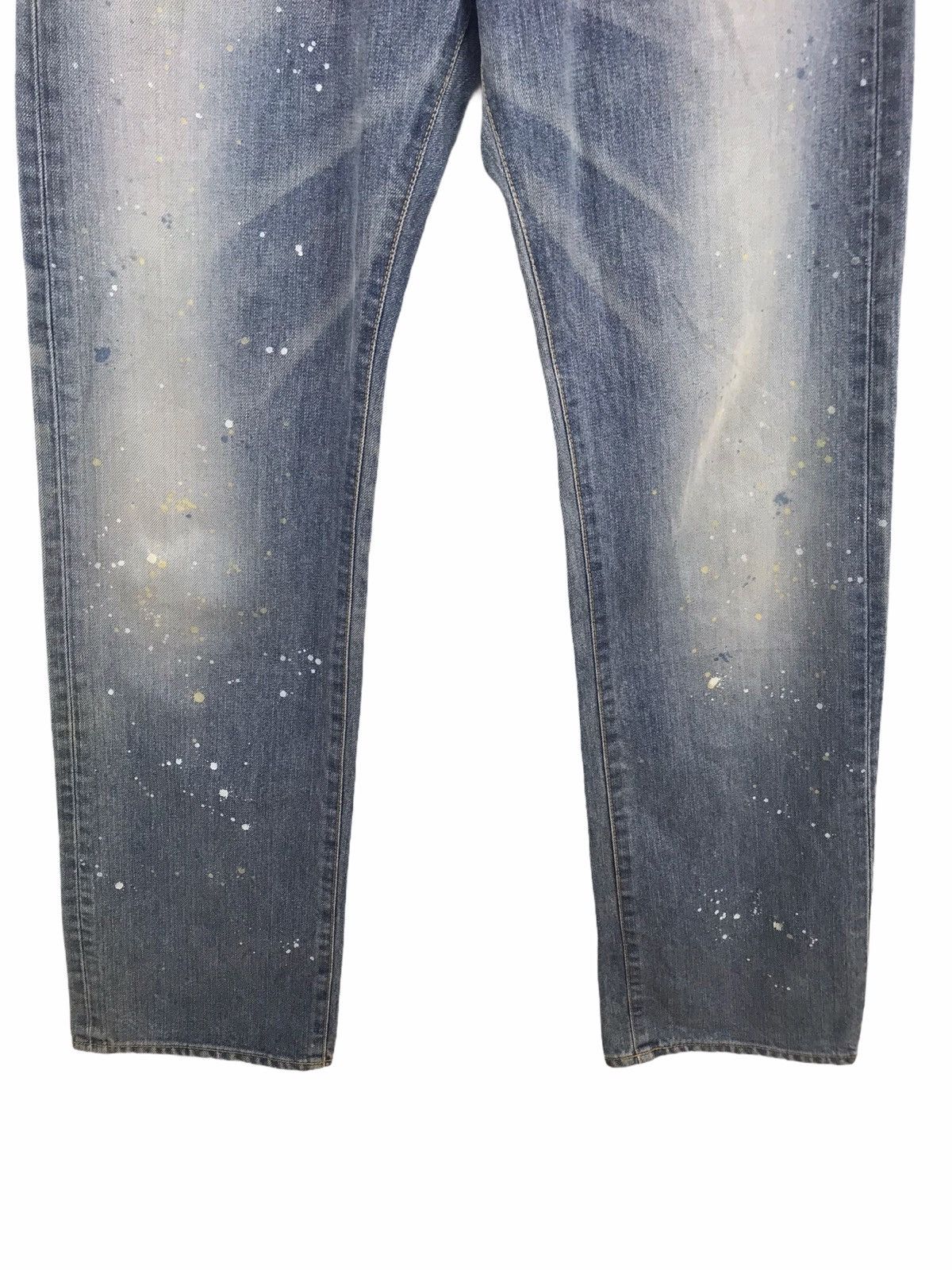 Takeo Kikuchi Vintage 90s Takeo Kikuchi Painted Denim Jeans Size US 32 / EU 48 - 3 Thumbnail