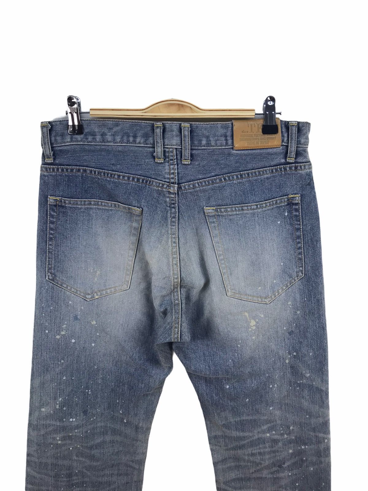 Takeo Kikuchi Vintage 90s Takeo Kikuchi Painted Denim Jeans Size US 32 / EU 48 - 5 Thumbnail