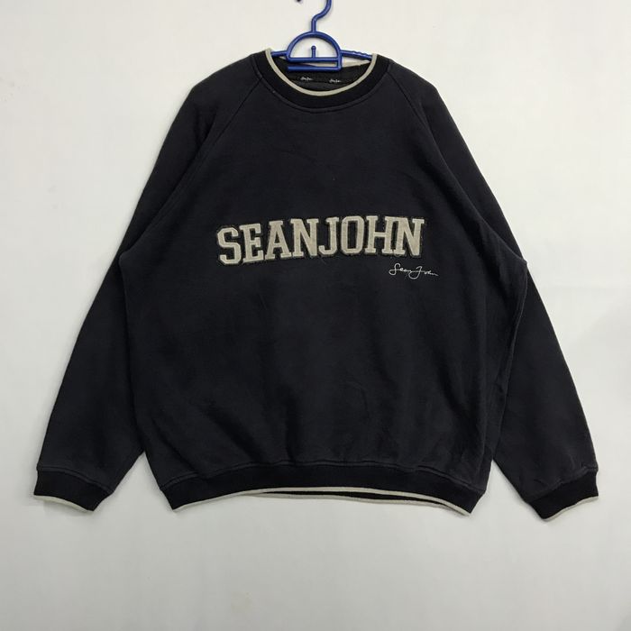 Vintage Vintage Sean John Elbow Padding Sweatshirt Streetwear | Grailed