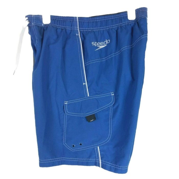 Speedo Speedo Envoltura Cargo Board Shorts Mesh Lined Large Blue Grailed