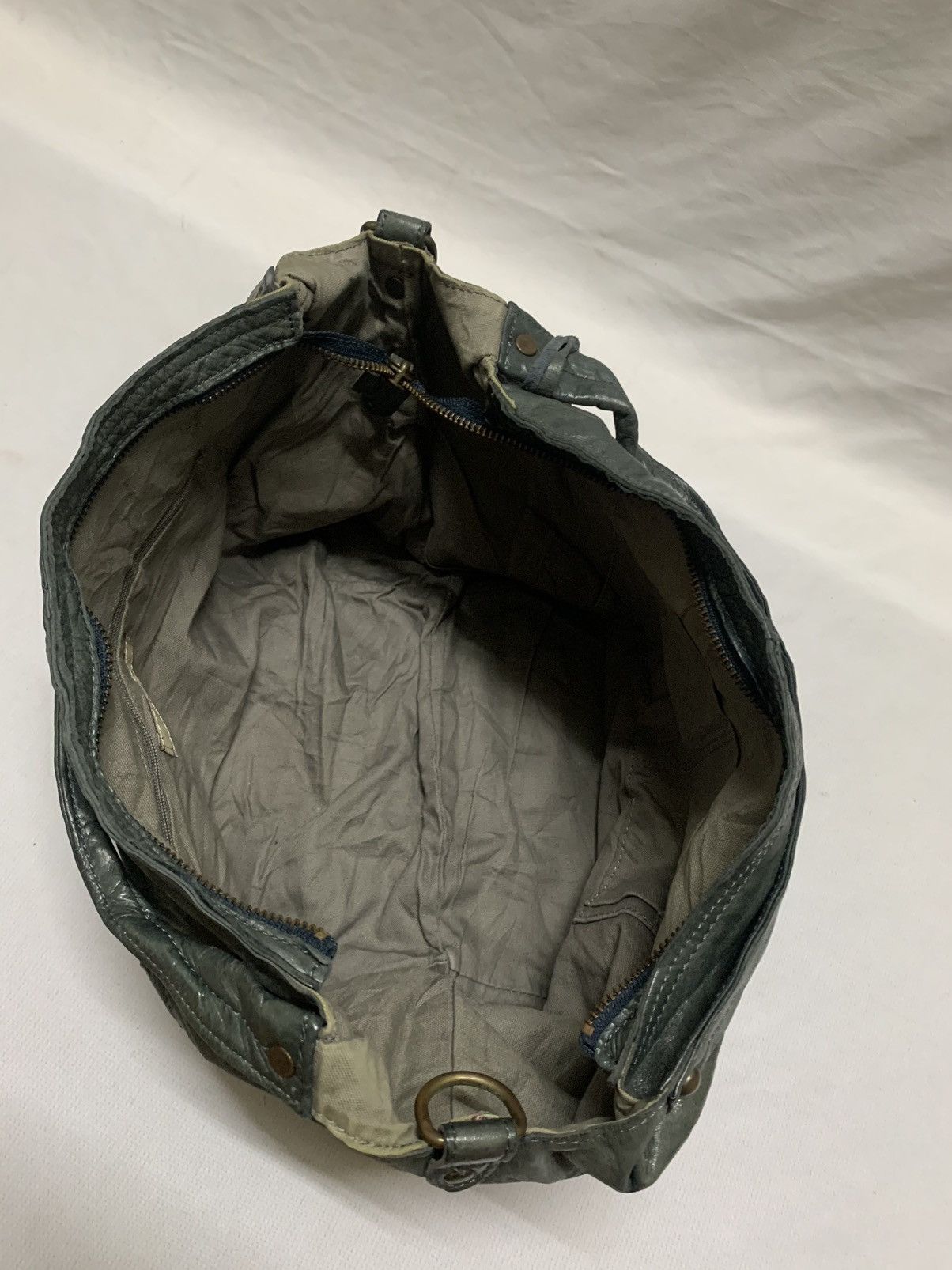 Genuine Leather Vintage Leather Bag - Crossbody Bag Size ONE SIZE - 4 Thumbnail