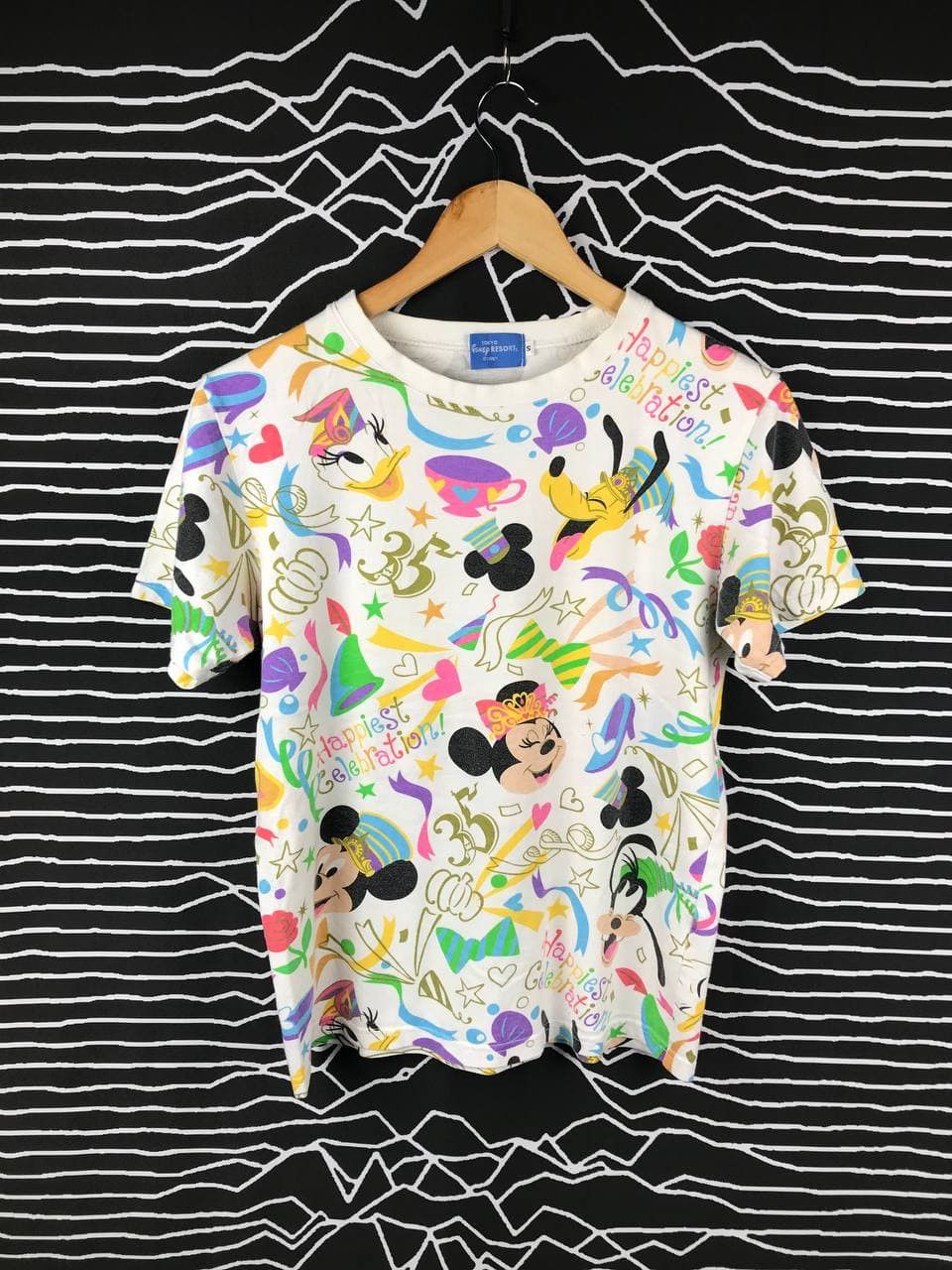 Cartoon Network Vtg Disney Mickey Mouse Goofy Full Print Tee Size US S / EU 44-46 / 1 - 1 Thumbnail